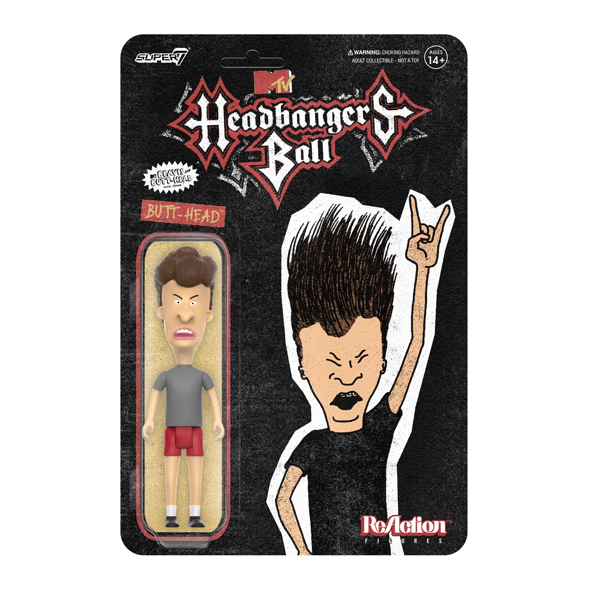Beavis and Butthead ReAction Wave 3 - Butt-Head (Headbanger's Ball)