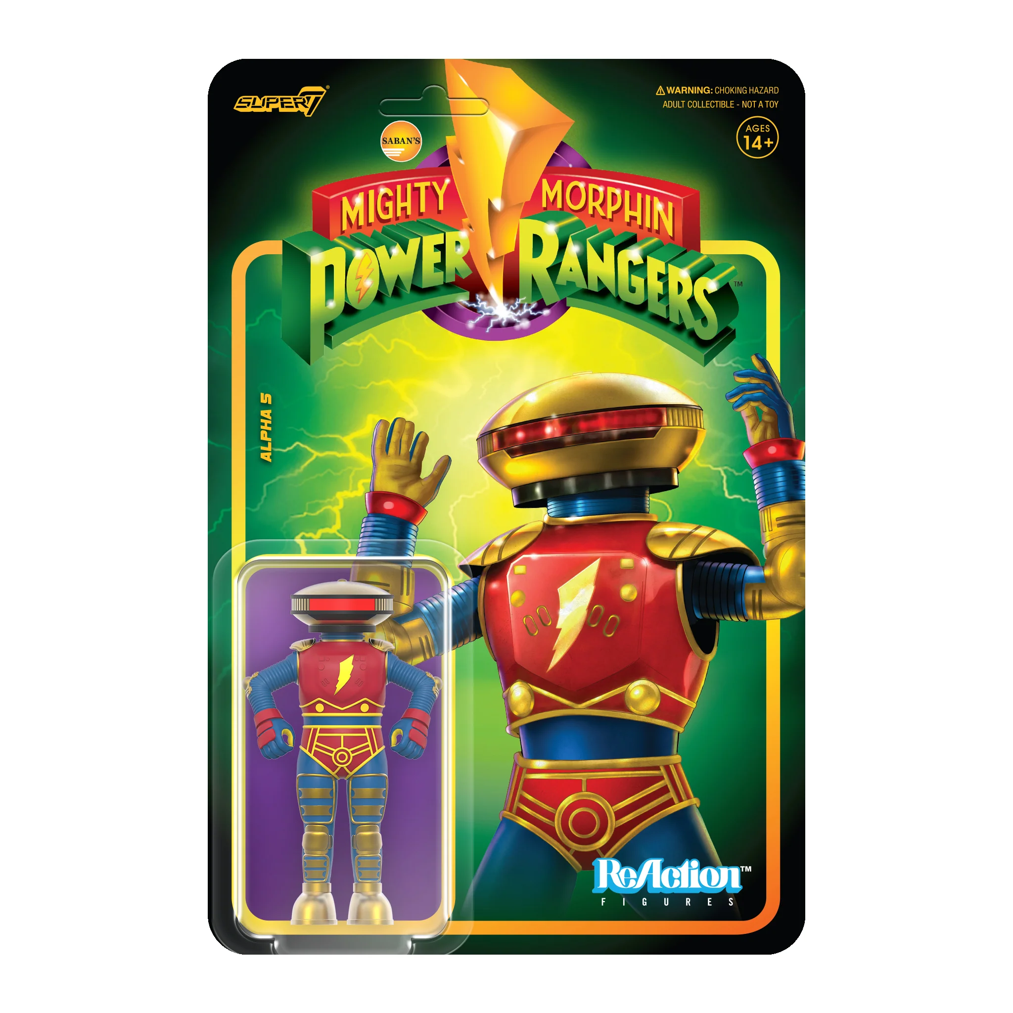 Mighty Morphin Power Rangers ReAction Figure Wave 4 - Alpha 5