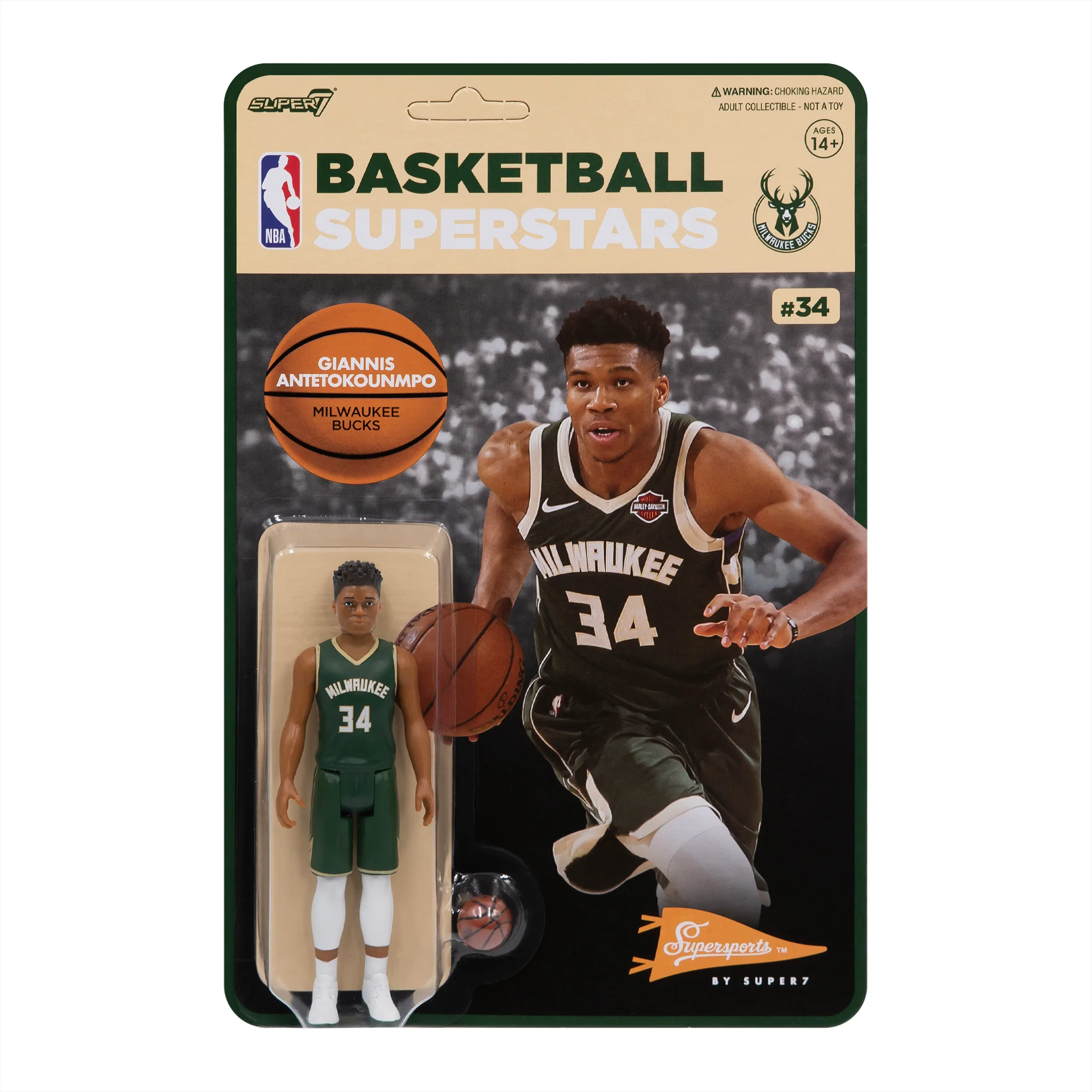 NBA Supersports Figure - Giannis Antetokounmpo (Bucks)