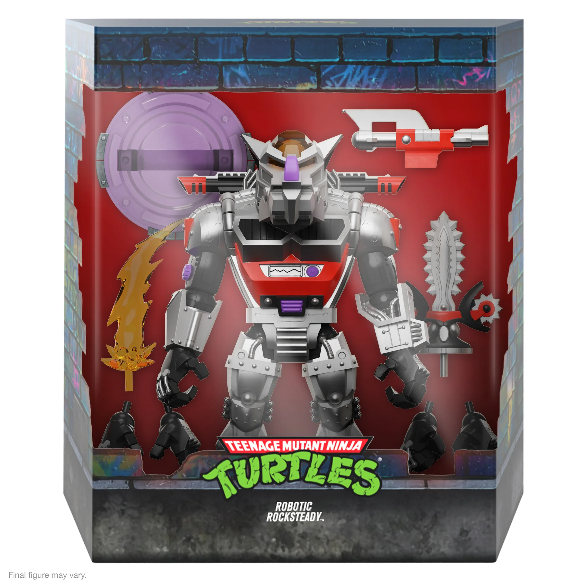 Teenage Mutant Ninja Turtles ULTIMATES! Wave 8 - Robot Rocksteady 4 Teenage Mutant Ninja Turtles ULTIMATES! Wave 8 - Robot Rocksteady