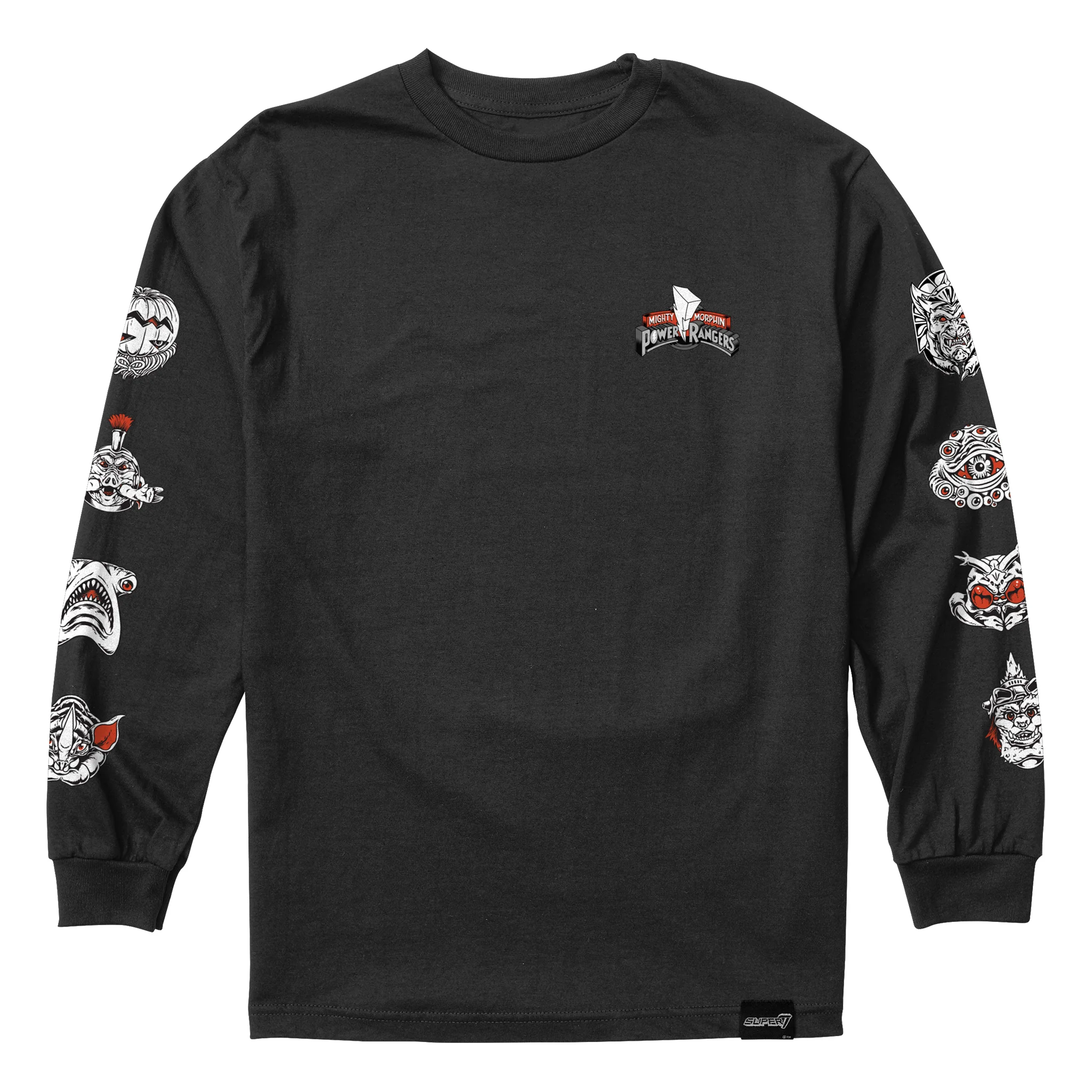 Mighty Morphin Power Rangers T-Shirt - Villains Long Sleeve