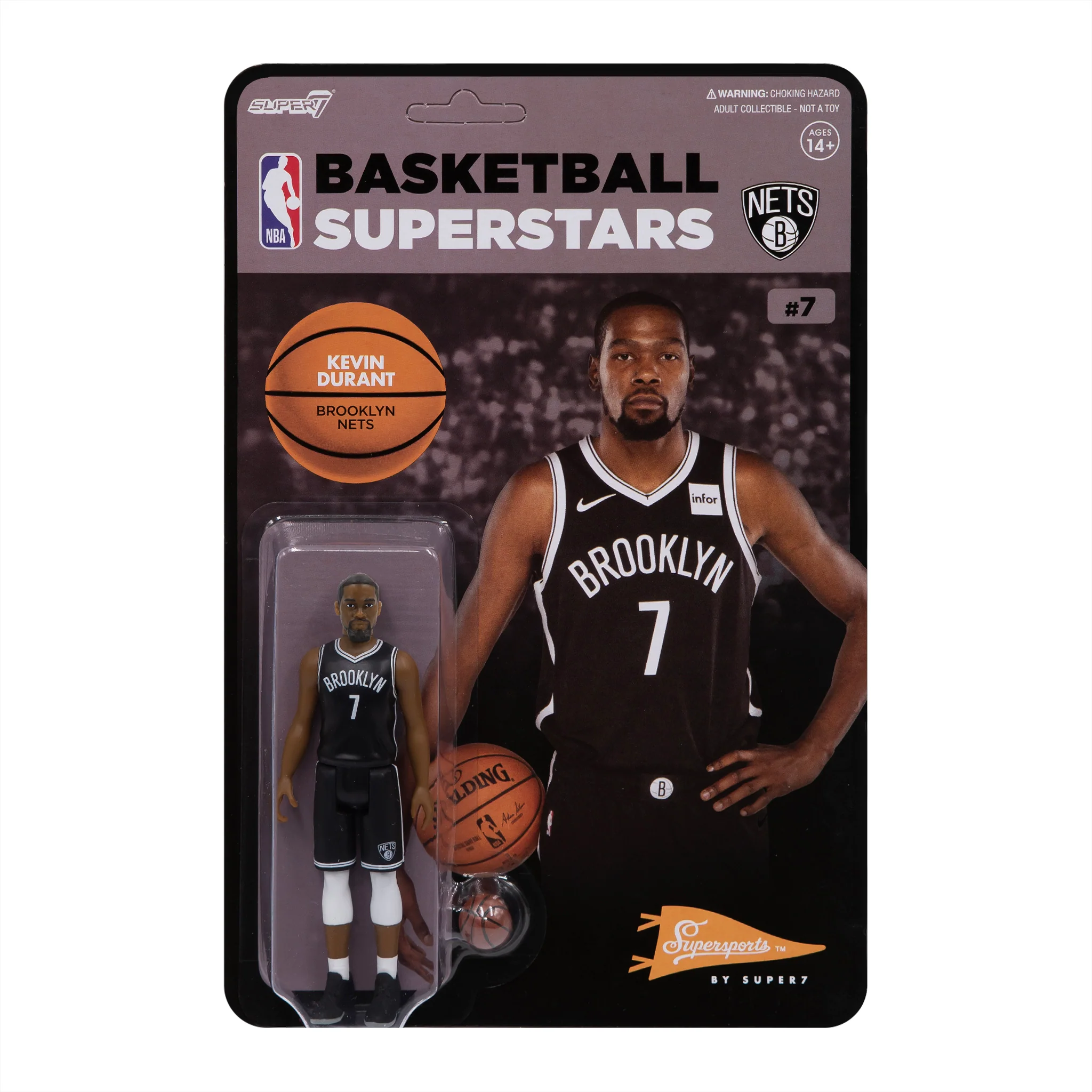 NBA Supersports Figure - Kevin Durant (Nets)