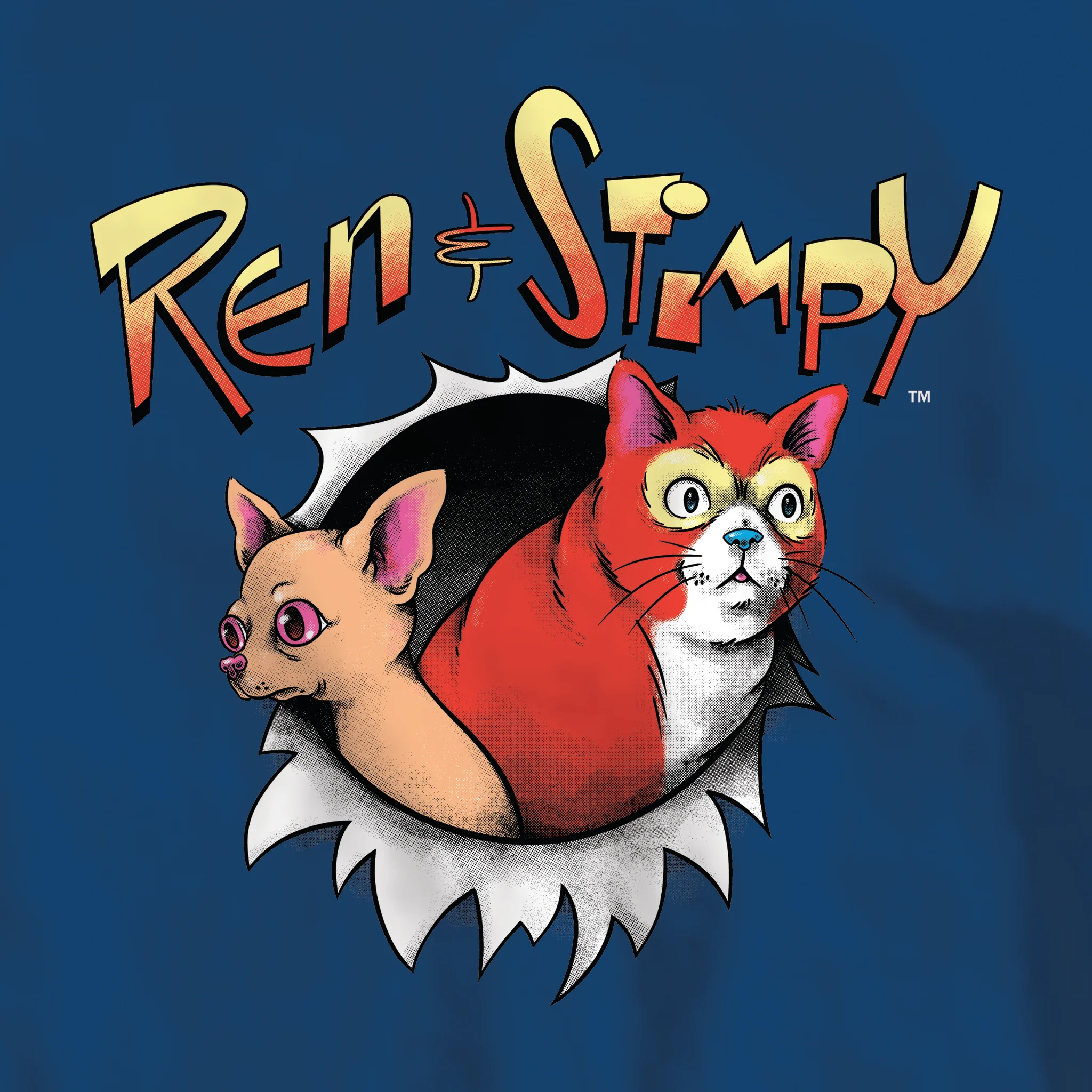 Ren & Stimpy T-Shirt - Realistic Ren & Stimpy 3 Ren & Stimpy T-Shirt - Realistic Ren & Stimpy