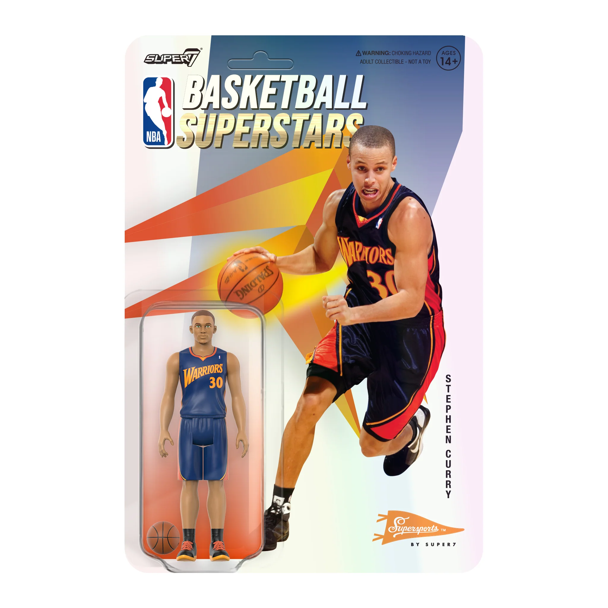 NBA Hardwood Classics ReAction W1 - Steph Curry (Warriors, Navy)