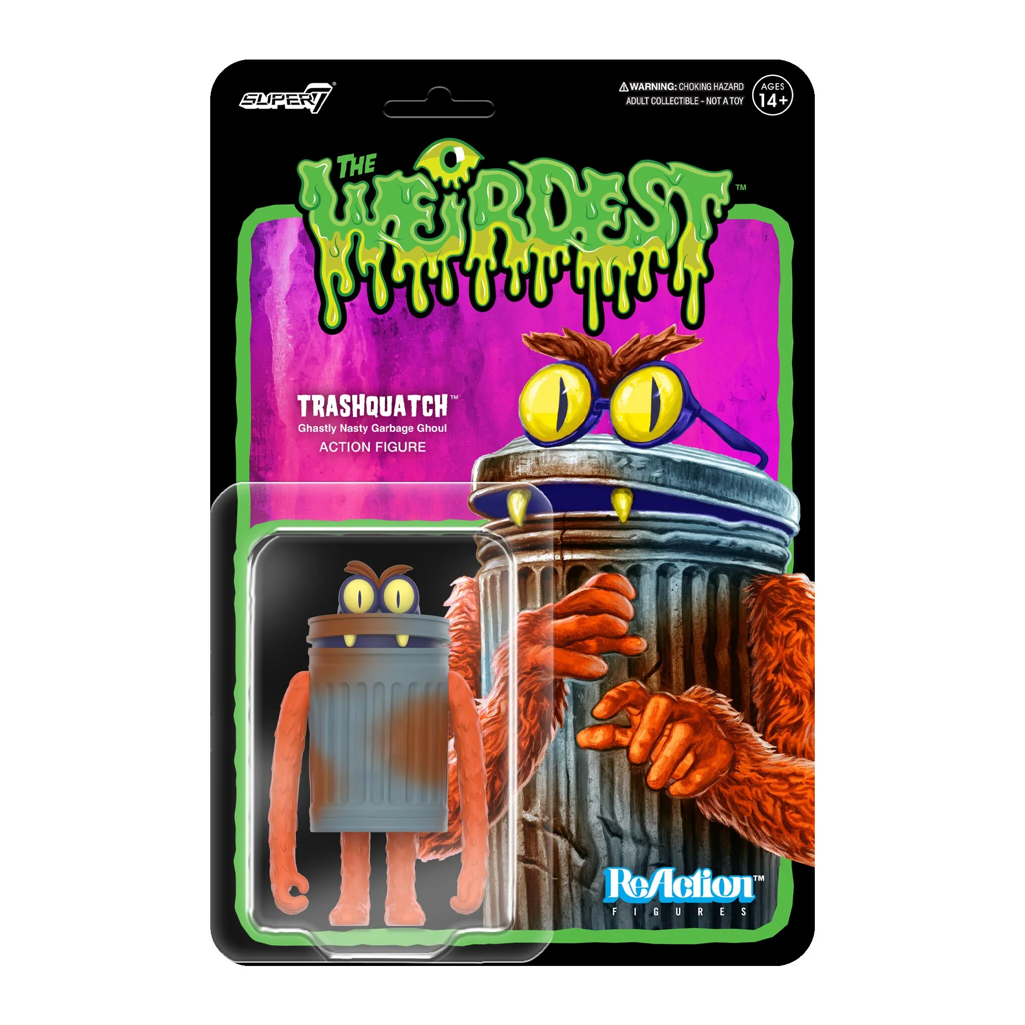 The Weirdest ReAction Figures Wave 05 - Trashquatch (Rotten Rangers)