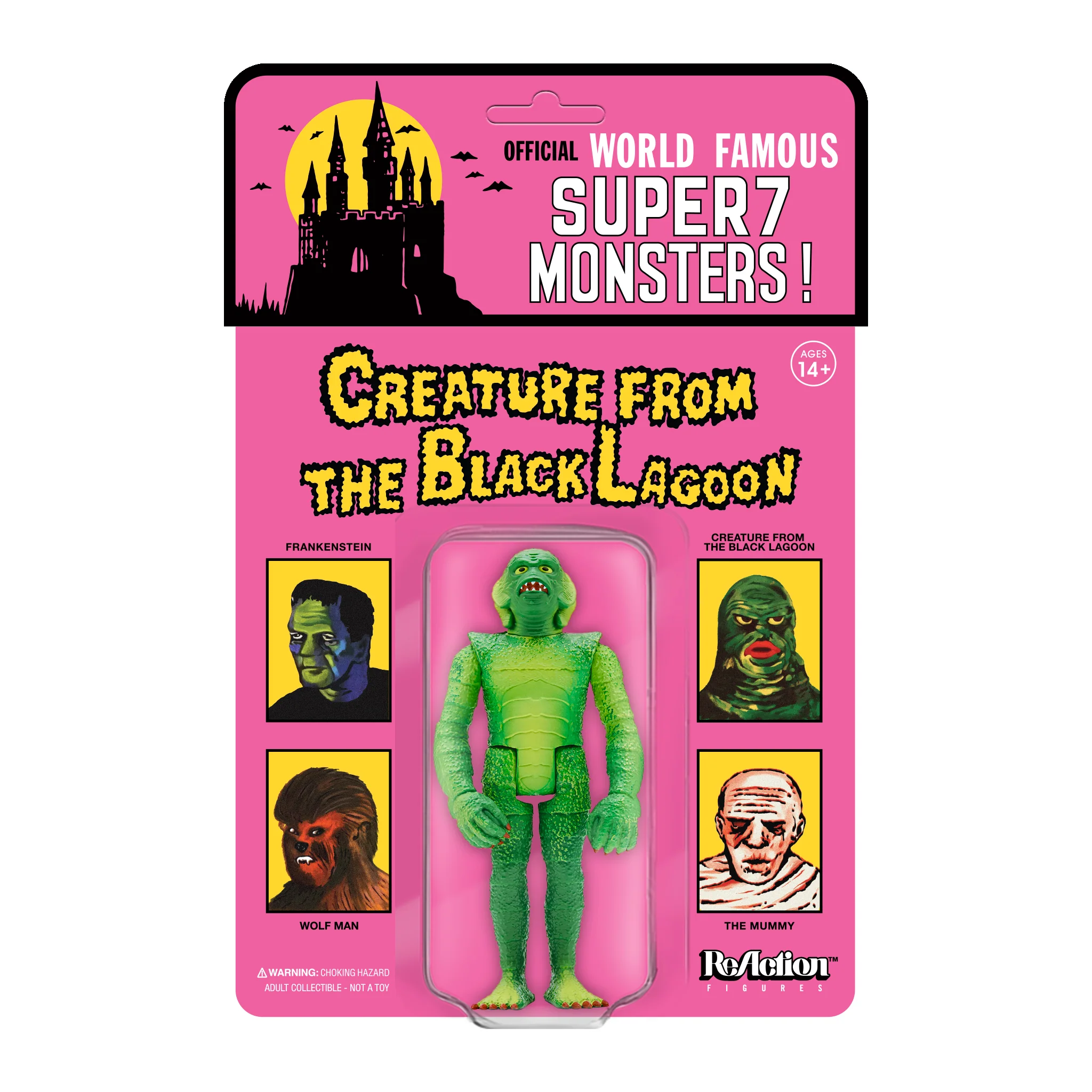 Universal Monsters ReAction Figures - "Super" Creature (Wide Sculpt on Card)