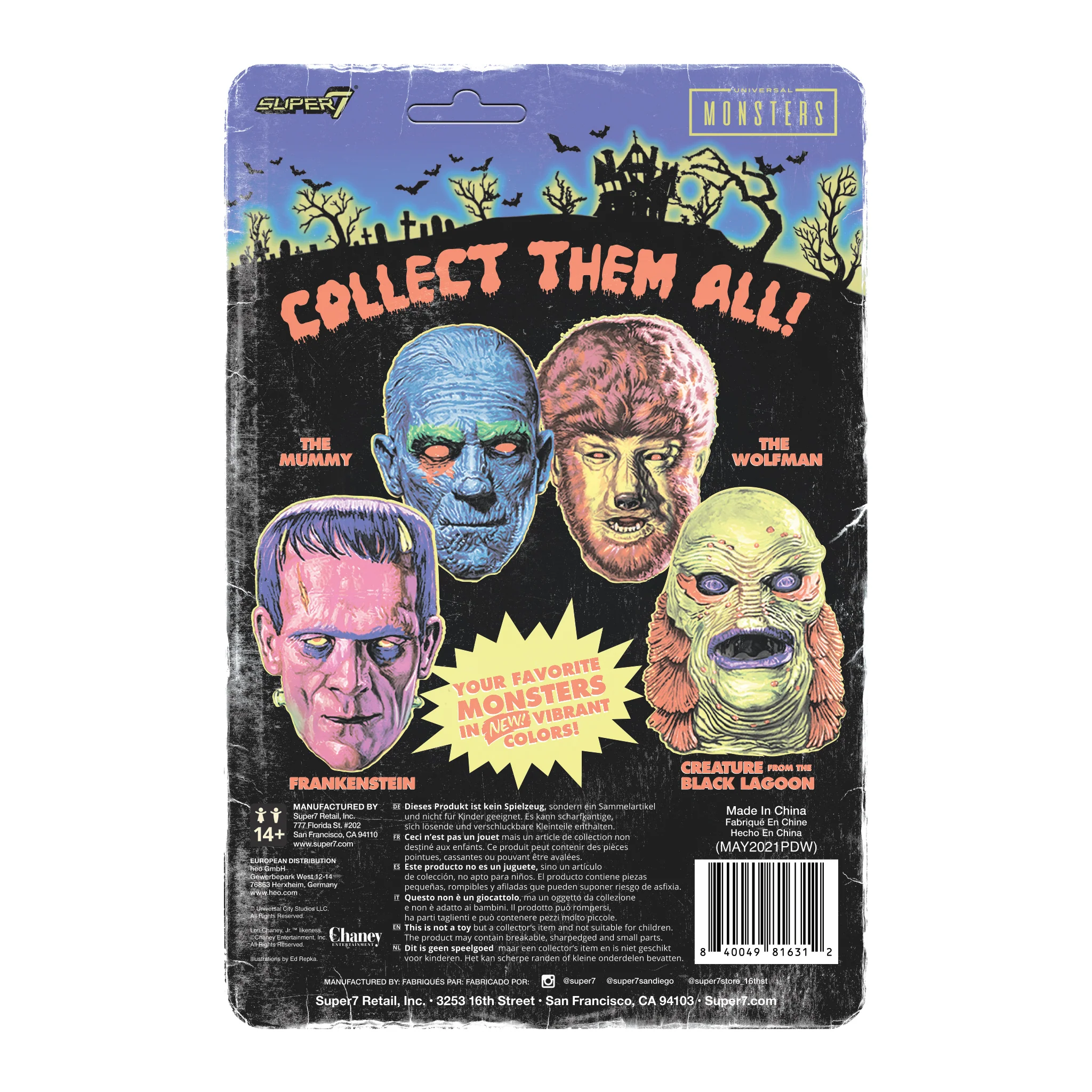 Universal Monsters ReAction Figure - Frankenstein (Costume Colors) 4 Universal Monsters ReAction Figure - Frankenstein (Costume Colors)