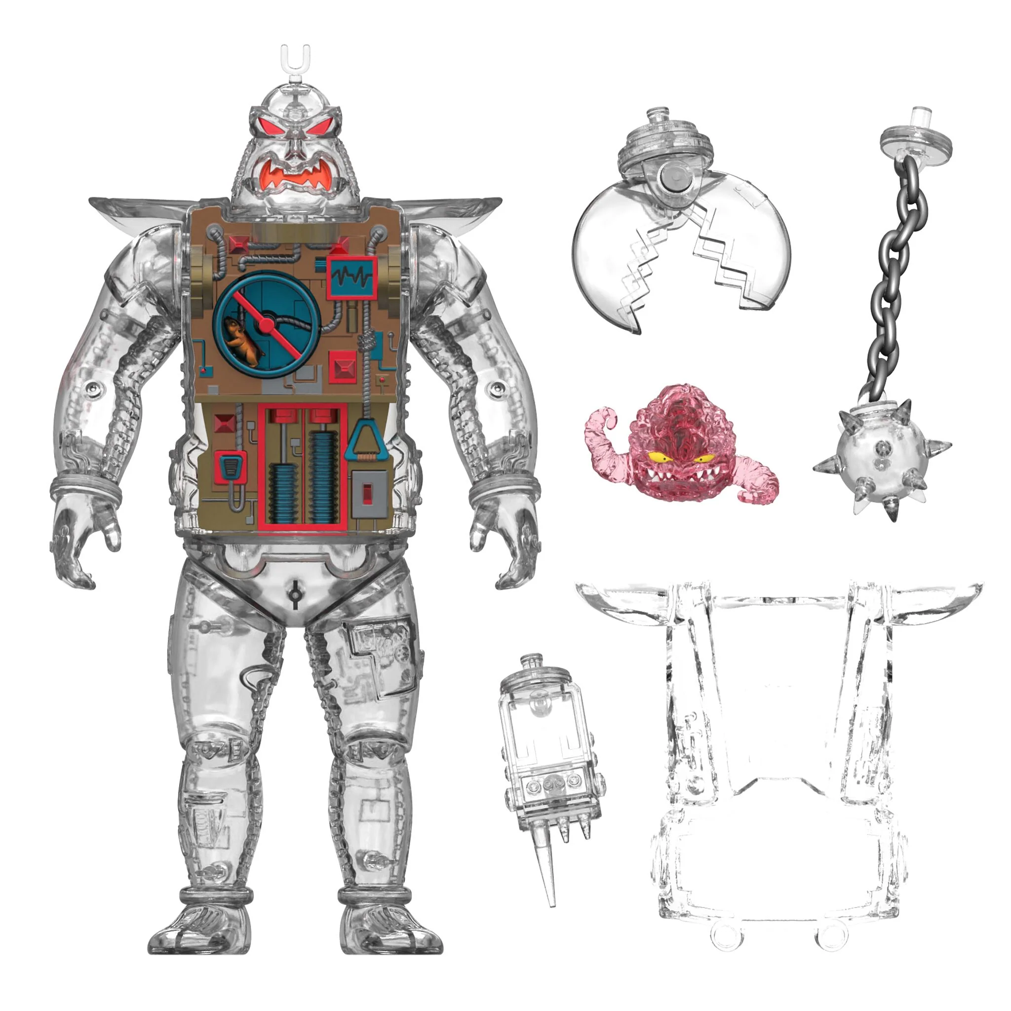 Teenage Mutant Ninja Turtles Super Cyborg - Krang Android (Clear) 7 Teenage Mutant Ninja Turtles Super Cyborg - Krang Android (Clear)