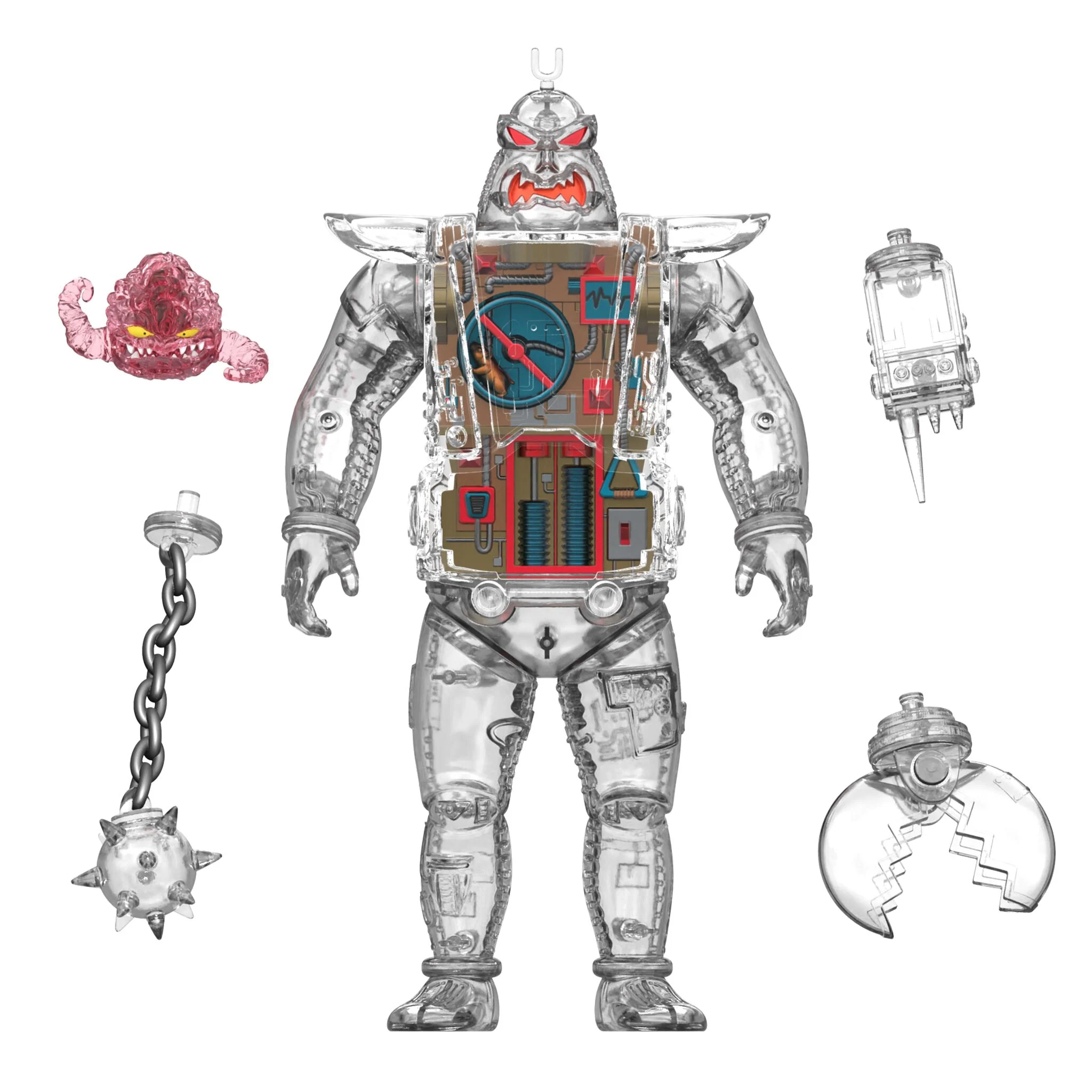 Teenage Mutant Ninja Turtles Super Cyborg - Krang Android (Clear) 8 Teenage Mutant Ninja Turtles Super Cyborg - Krang Android (Clear)