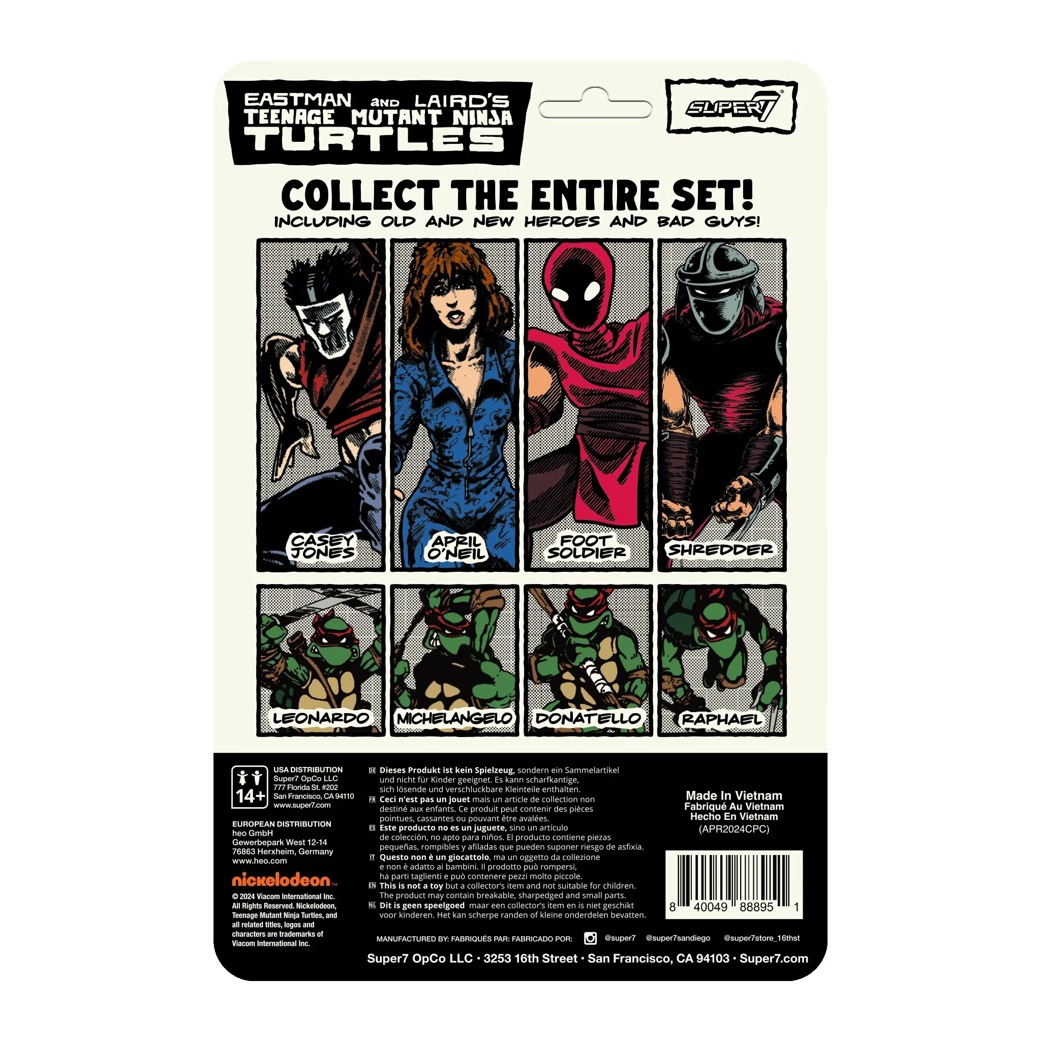 Teenage Mutant Ninja Turtles ReAction Figures Wave 11 - Shredder (Comic Color) 5 Teenage Mutant Ninja Turtles ReAction Figures Wave 11 - Shredder (Comic Color)