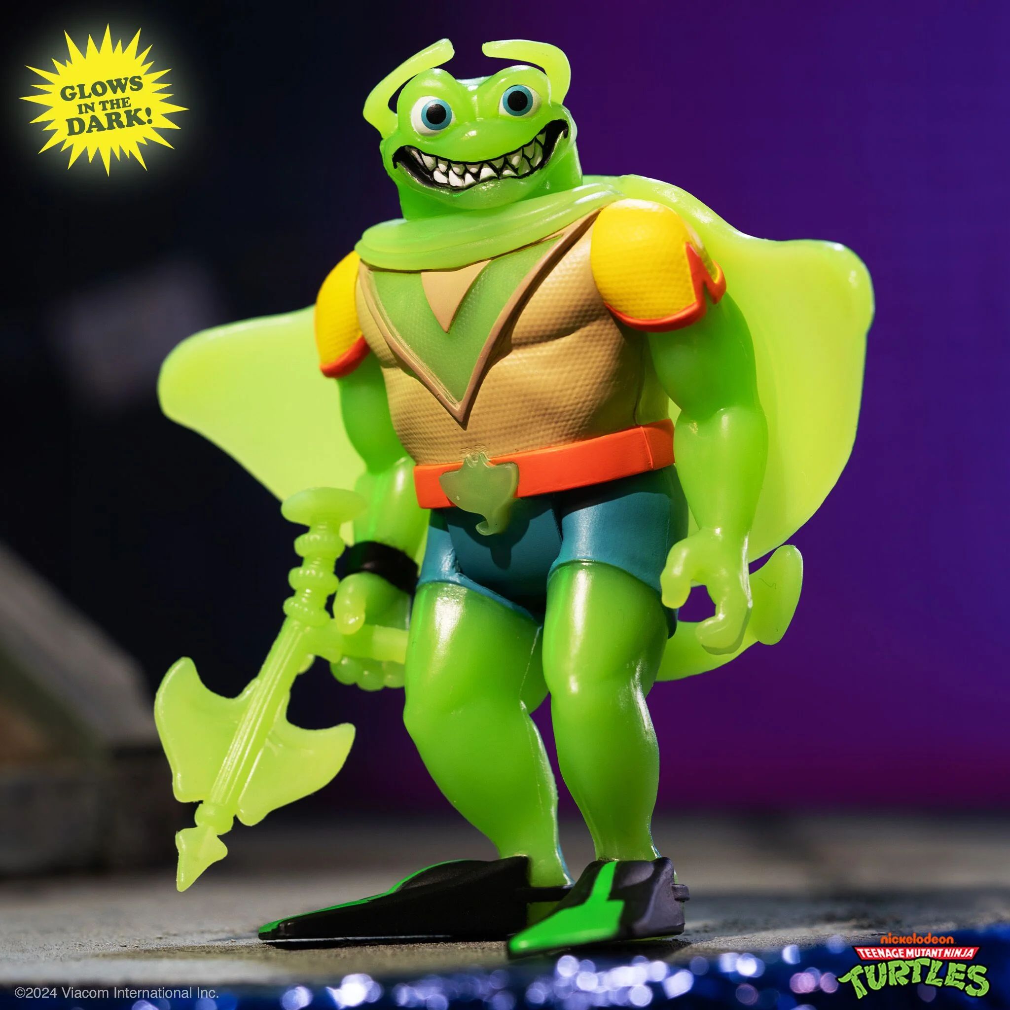 Teenage Mutant Ninja Turtles ReAction Figures - Ray Fillet Bioluminescent (Green Glow) 4 Teenage Mutant Ninja Turtles ReAction Figures - Ray Fillet Bioluminescent (Green Glow)