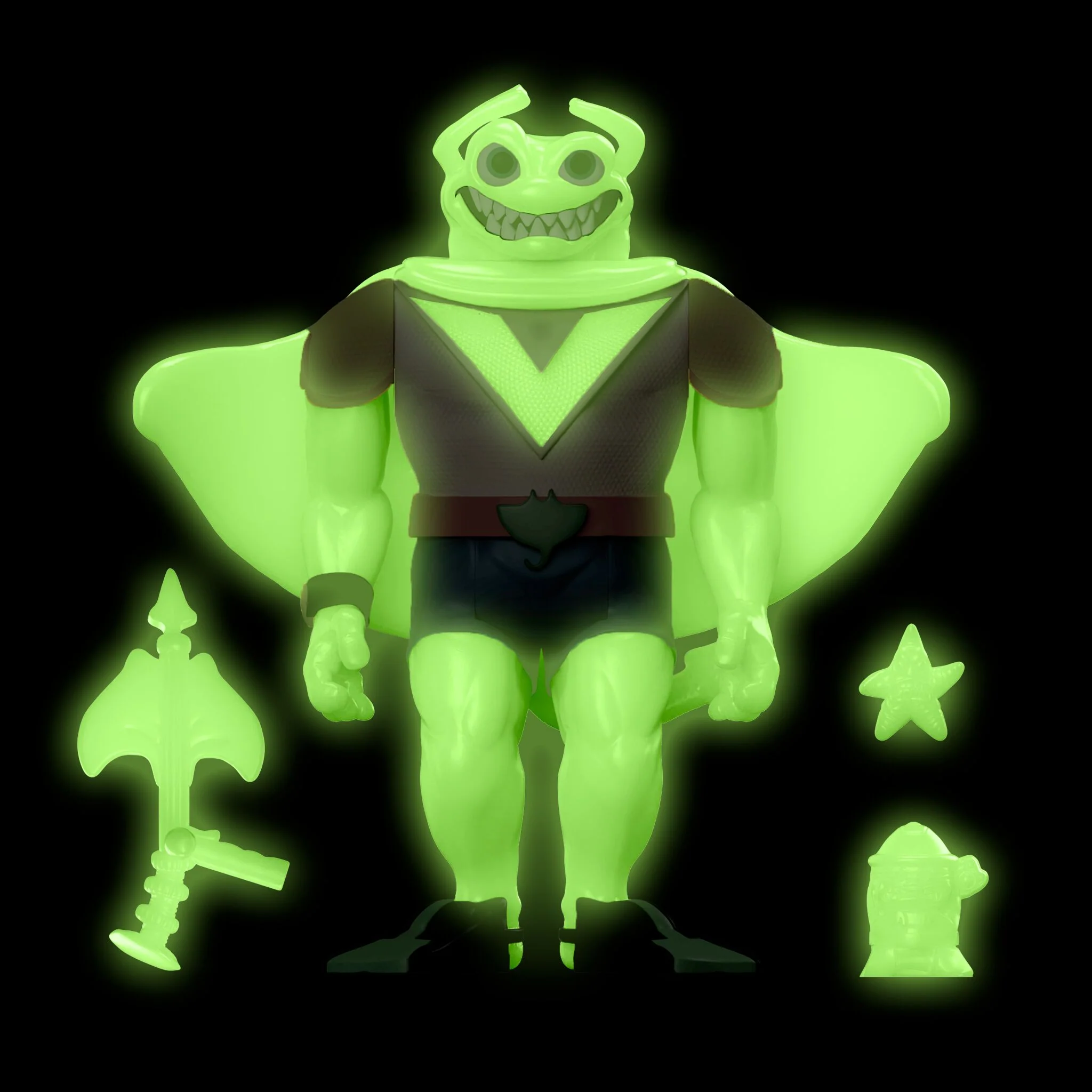 Teenage Mutant Ninja Turtles ReAction Figures - Ray Fillet Bioluminescent (Green Glow) 5 Teenage Mutant Ninja Turtles ReAction Figures - Ray Fillet Bioluminescent (Green Glow)