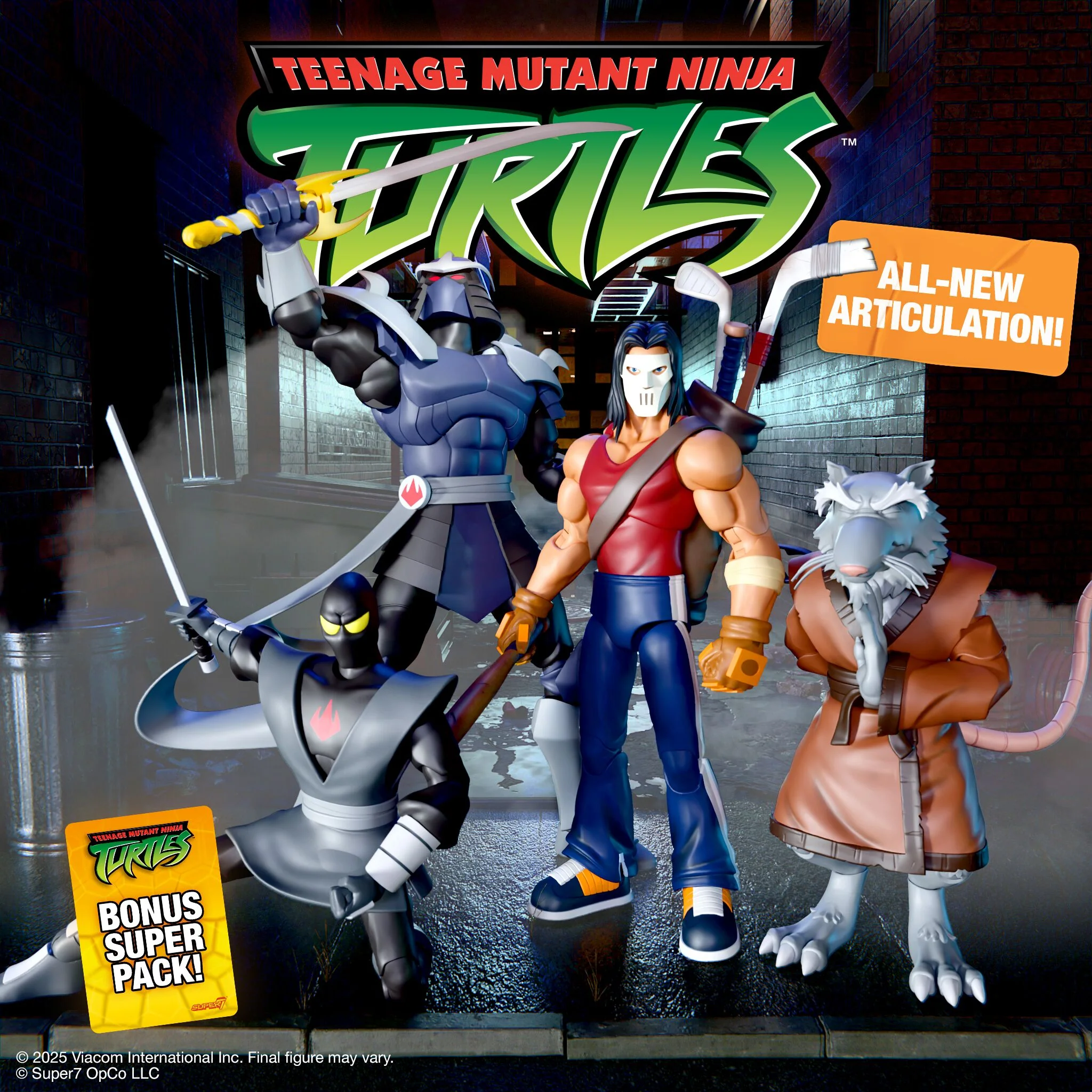 Teenage Mutant Ninja Turtles ULTIMATES! Wave 13 - Splinter, Casey Jones, Shredder, & Foot Ninja 3 Teenage Mutant Ninja Turtles ULTIMATES! Wave 13 - Splinter, Casey Jones, Shredder, & Foot Ninja