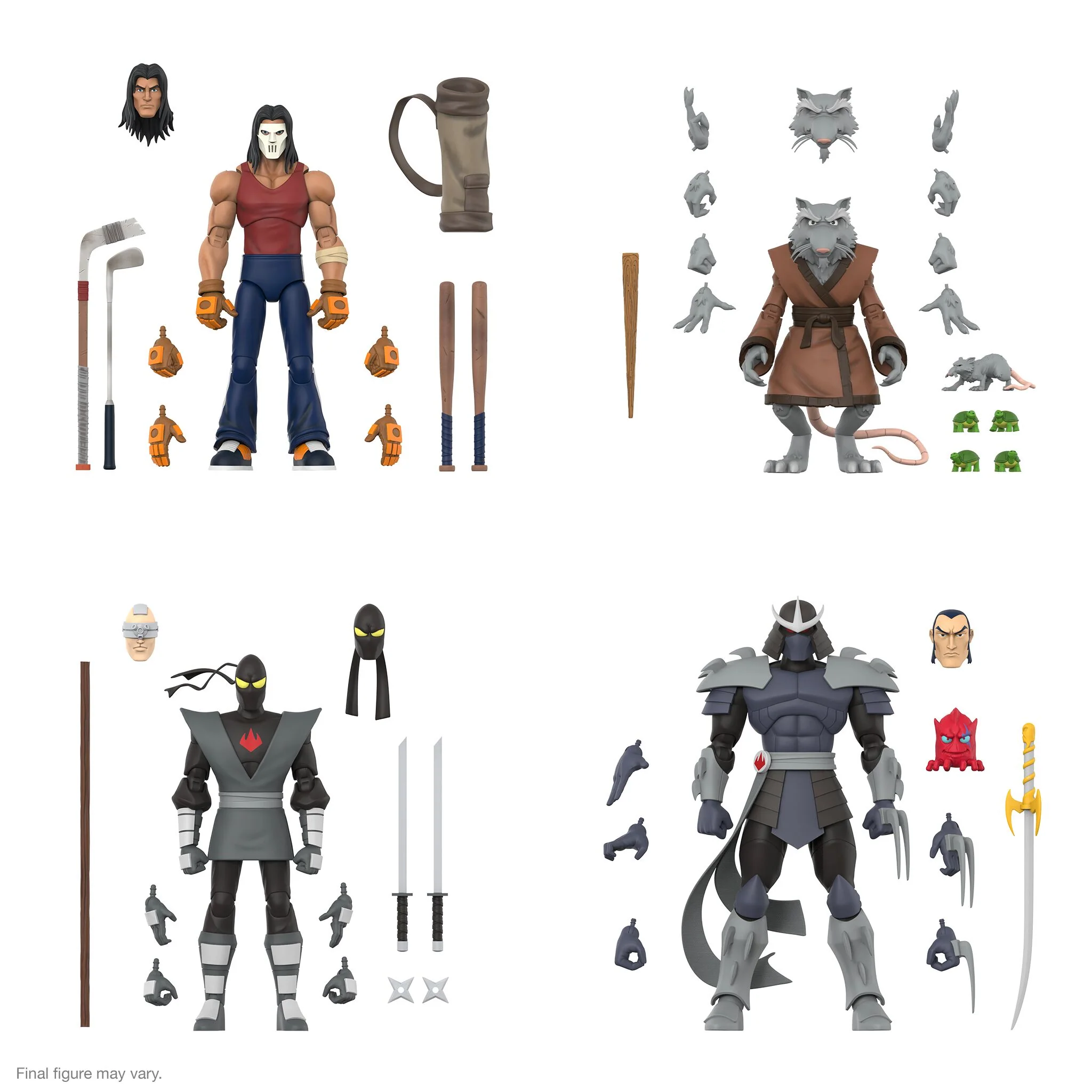 Teenage Mutant Ninja Turtles ULTIMATES! Wave 13 - Splinter, Casey Jones, Shredder, & Foot Ninja 4 Teenage Mutant Ninja Turtles ULTIMATES! Wave 13 - Splinter, Casey Jones, Shredder, & Foot Ninja