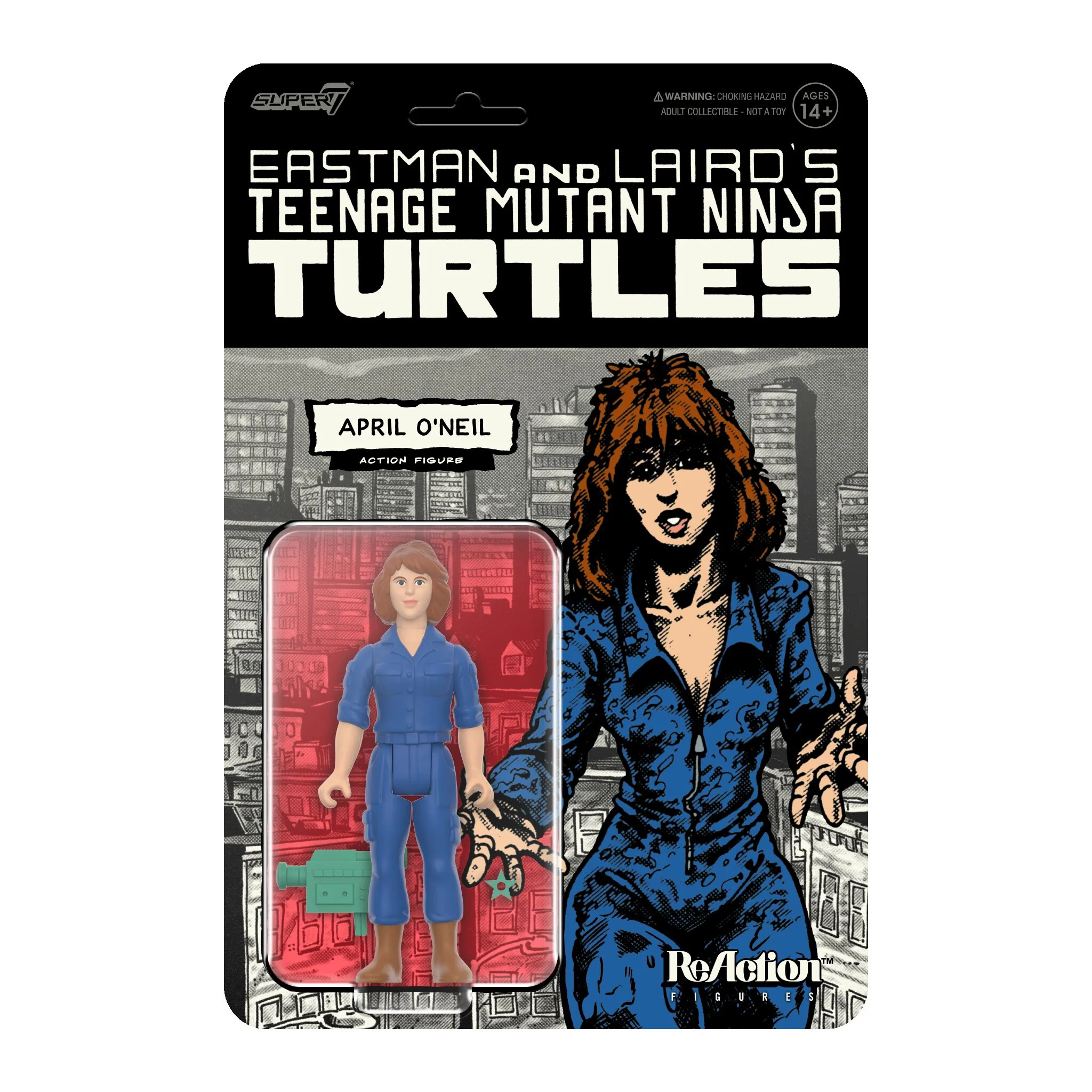 Teenage Mutant Ninja Turtles ReAction Figures Wave 11 - April O'Neil, Casey Jones, Shredder, & Foot Soldier (Comic Color) 6 Teenage Mutant Ninja Turtles ReAction Figures Wave 11 - April O'Neil, Casey Jones, Shredder, & Foot Soldier (Comic Color)