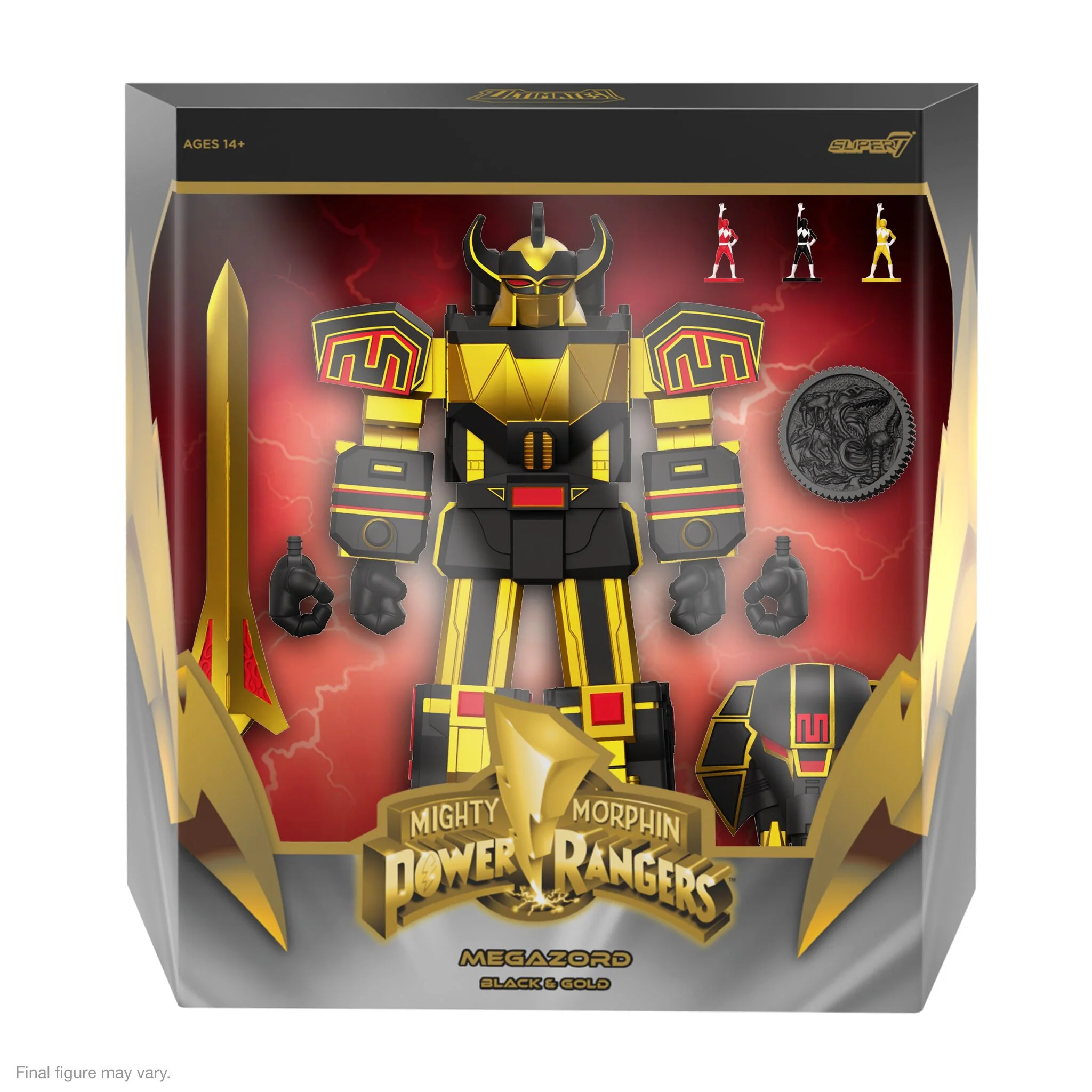 Mighty Morphin Power Rangers ULTIMATES! Wave 5 - Megazord (Black & Gold), Bulk, Skull & Green Ranger (Glow) 11 Mighty Morphin Power Rangers ULTIMATES! Wave 5 - Megazord (Black & Gold), Bulk, Skull & Green Ranger (Glow)