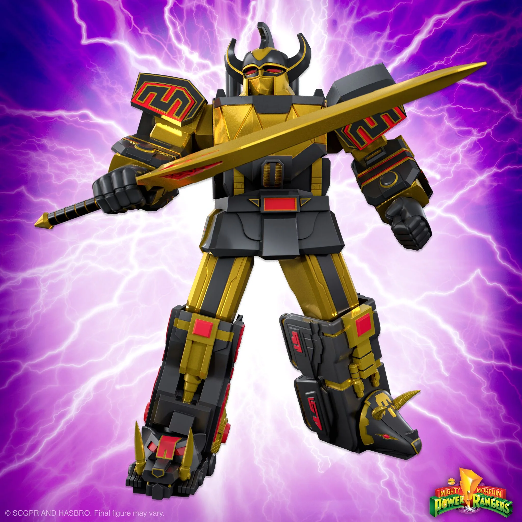 Mighty Morphin Power Rangers ULTIMATES! Wave 5 - Megazord (Black & Gold), Bulk, Skull & Green Ranger (Glow) 4 Mighty Morphin Power Rangers ULTIMATES! Wave 5 - Megazord (Black & Gold), Bulk, Skull & Green Ranger (Glow)