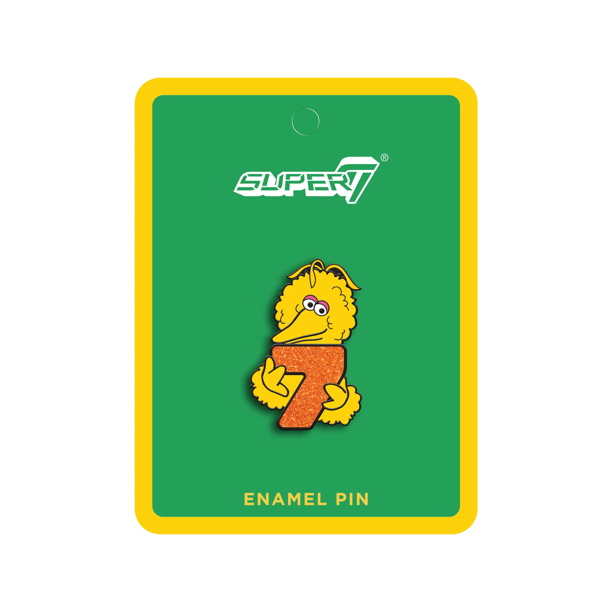 Sesame Street Enamel Pin - Big Bird x Super7