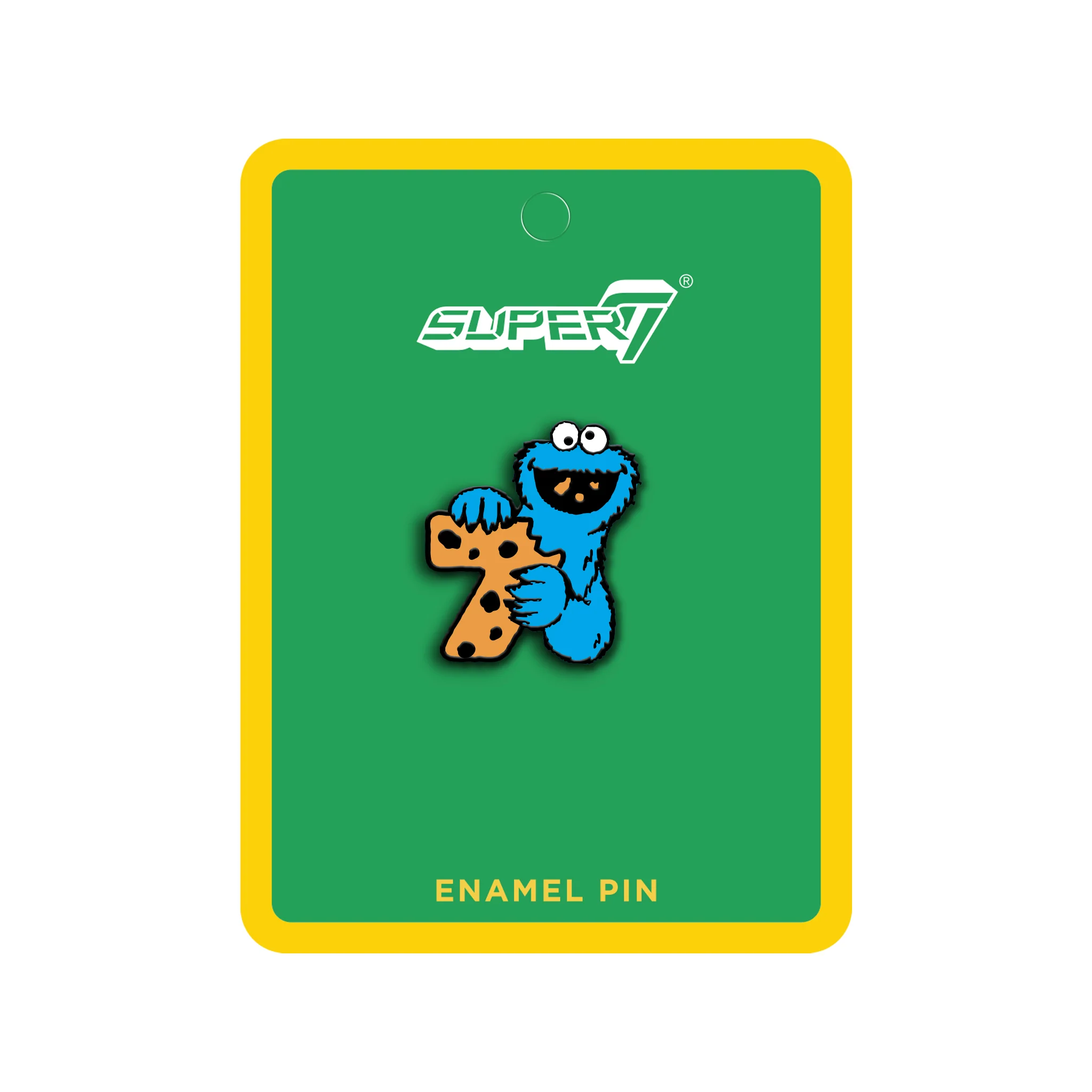 Sesame Street Enamel Pin - Cookie Monster x Super7