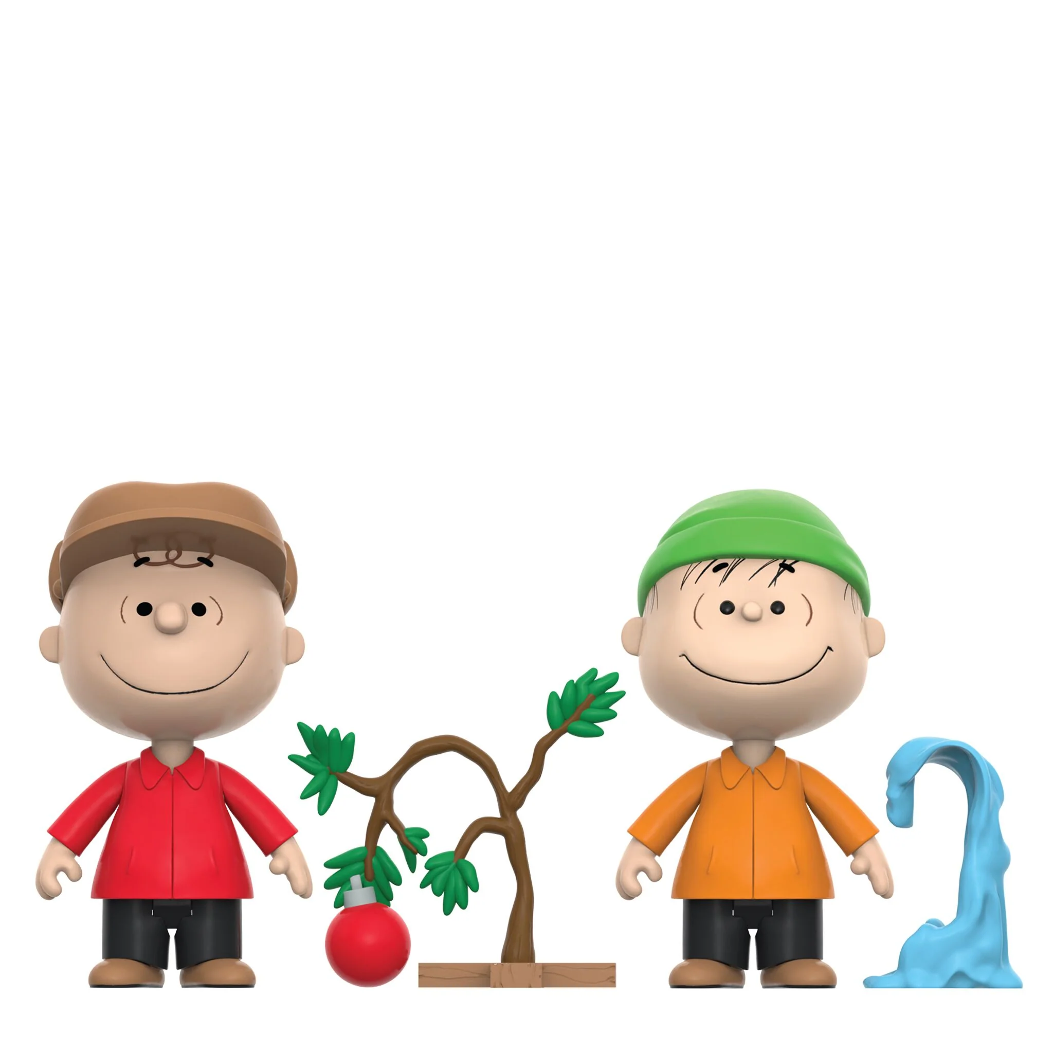 Peanuts ReAction Figures Wave 06 (Holiday Box Set) - Charlie Brown with Sad Christmas Tree and Linus 4 Peanuts ReAction Figures Wave 06 (Holiday Box Set) - Charlie Brown with Sad Christmas Tree and Linus