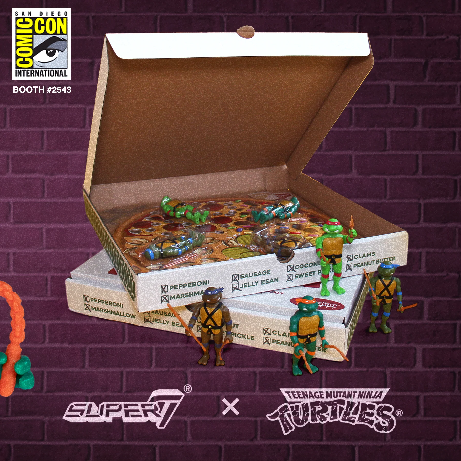 Teenage Mutant Ninja Turtles ReAction - Pizza Box 4-Pack (SDCC 2019) 7 Teenage Mutant Ninja Turtles ReAction - Pizza Box 4-Pack (SDCC 2019)
