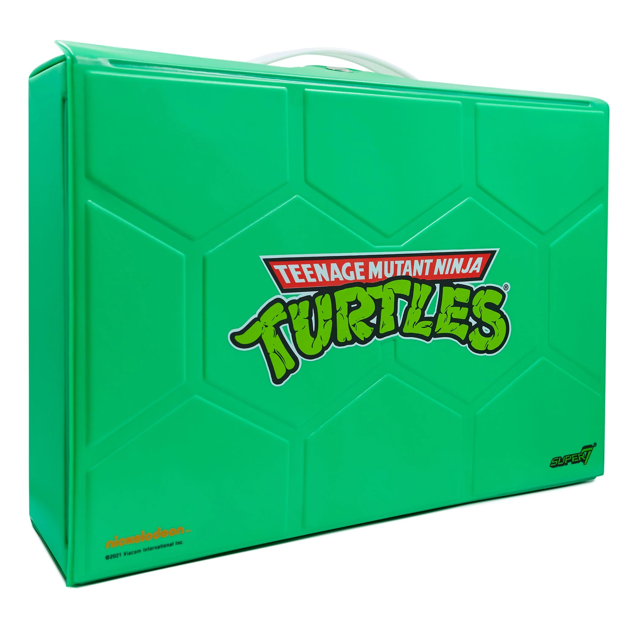 Teenage Mutant Ninja Turtles ReAction Figures - Carry Case with Michelangelo (Metallic) 3 Teenage Mutant Ninja Turtles ReAction Figures - Carry Case with Michelangelo (Metallic)