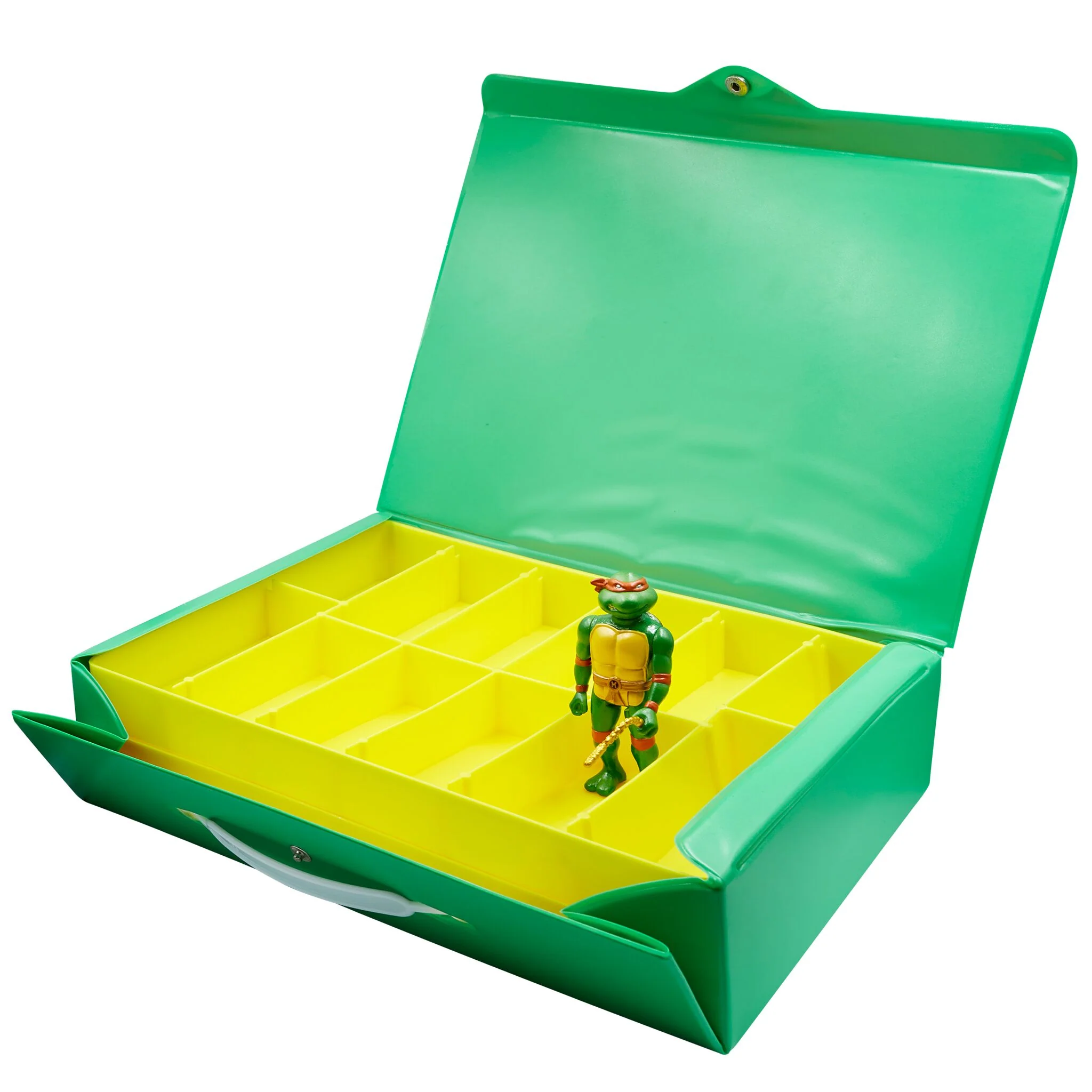 Teenage Mutant Ninja Turtles ReAction Figures - Carry Case with Michelangelo (Metallic) 4 Teenage Mutant Ninja Turtles ReAction Figures - Carry Case with Michelangelo (Metallic)