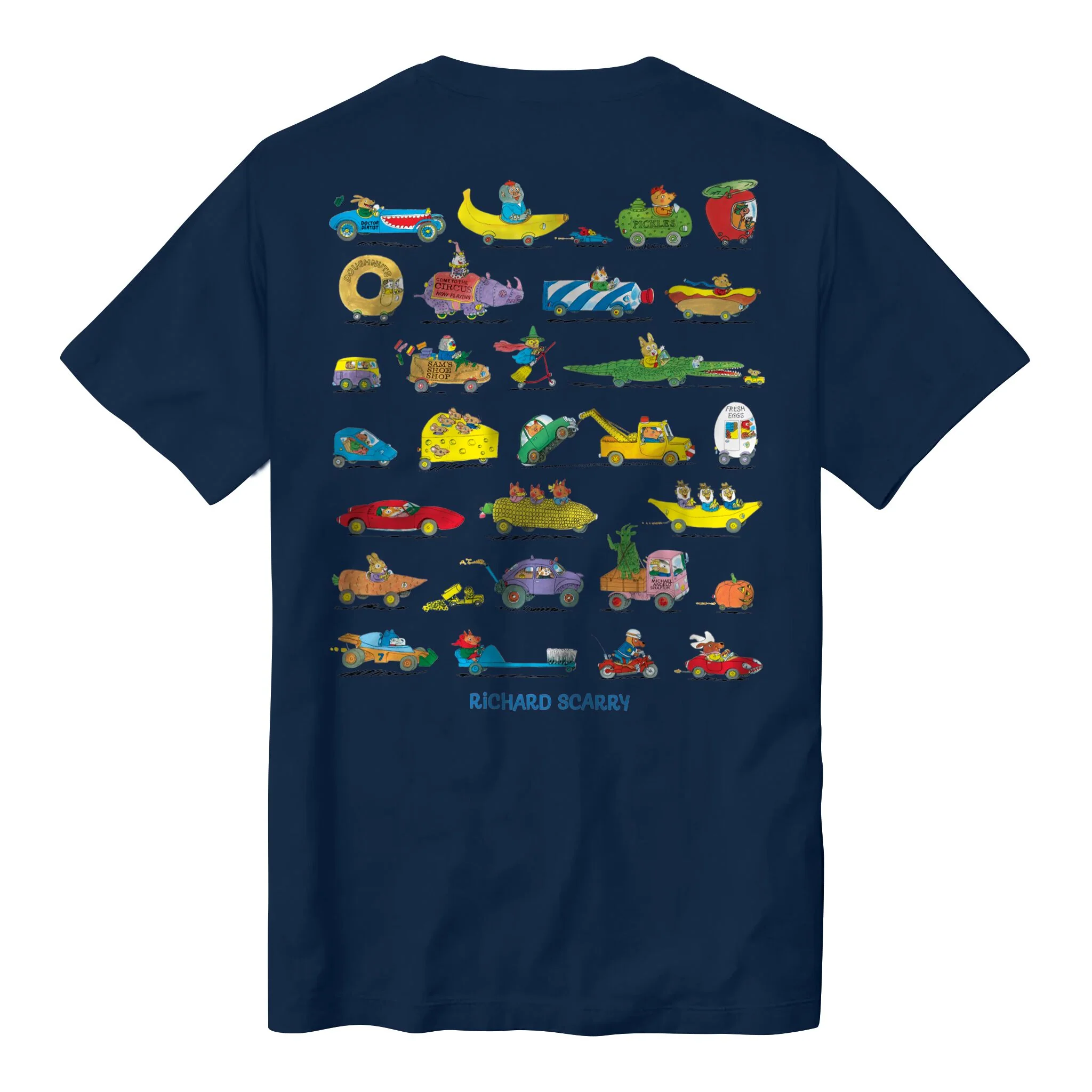Richard Scarry Lowly Worm Apple Car Tshirt 5 Richard Scarry Lowly Worm Apple Car Tshirt