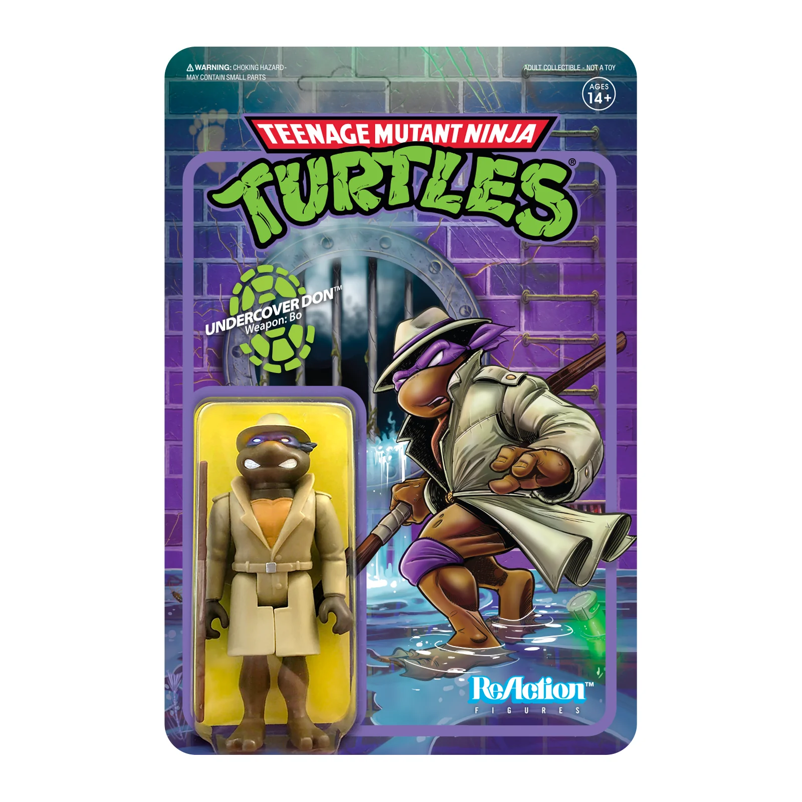 Teenage Mutant Ninja Turtles ReAction Figure Wave 2 - Undercover Donatello