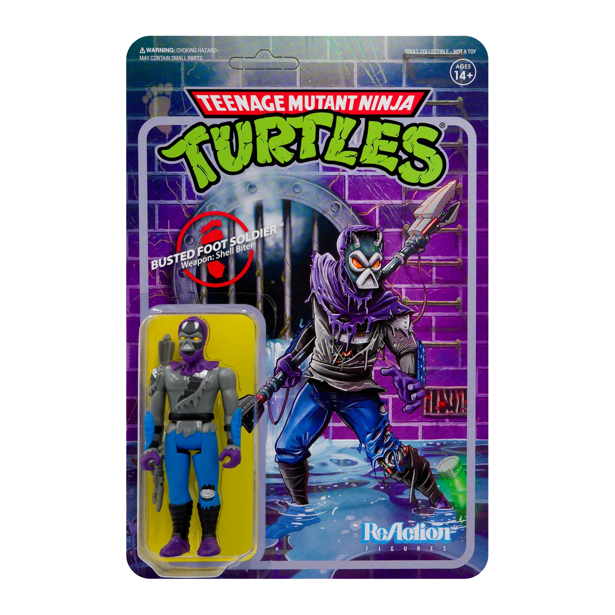 Teenage Mutant Ninja Turtles ReAction Figure Wave 3 - Damaged Foot Soldier