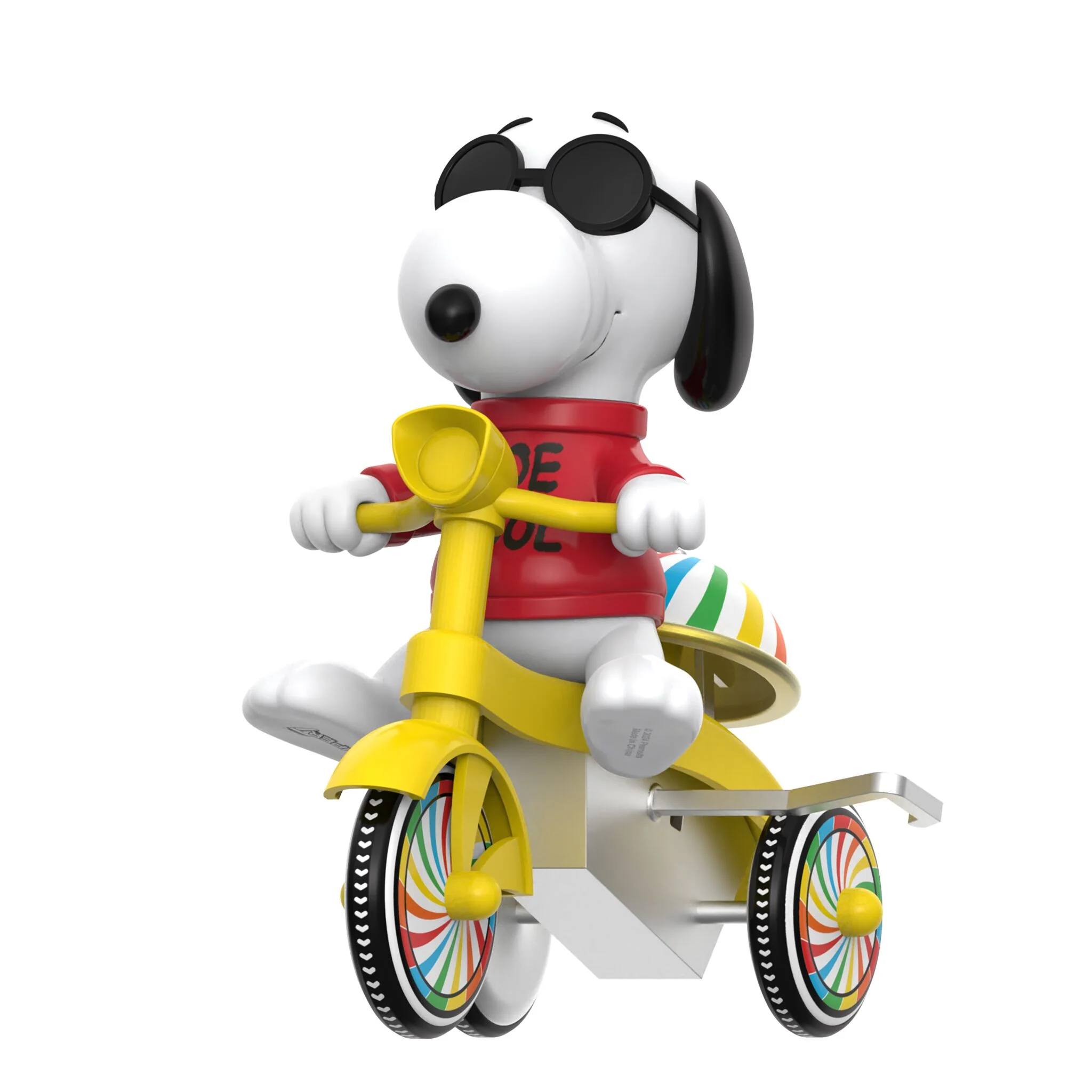 Peanuts Super Cycles - Joe Cool (Red w/ Yellow Trike) 4 Peanuts Super Cycles - Joe Cool (Red w/ Yellow Trike)