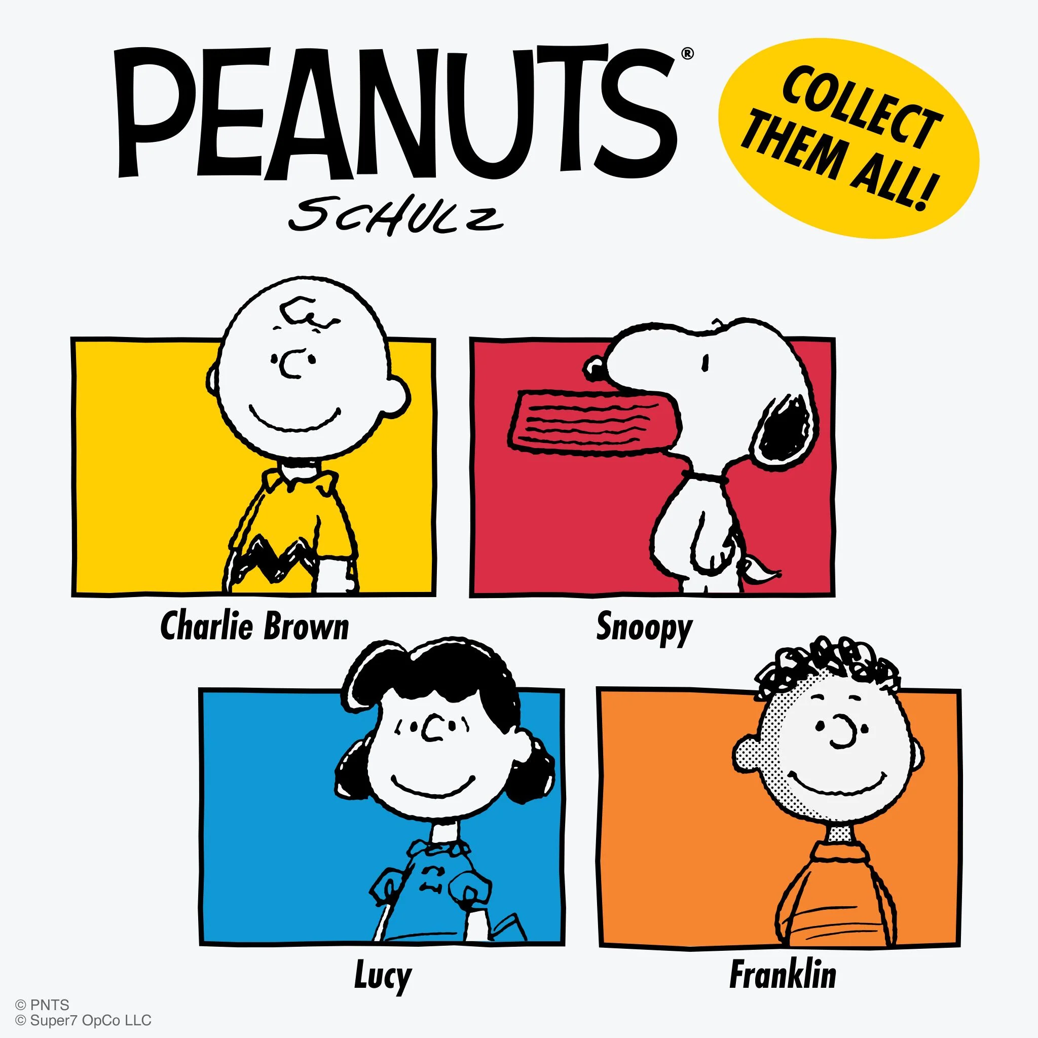 Peanuts ReAction Figures Wave 07 - Charlie Brown, Snoopy, Lucy, & Franklin 12 Peanuts ReAction Figures Wave 07 - Charlie Brown, Snoopy, Lucy, & Franklin