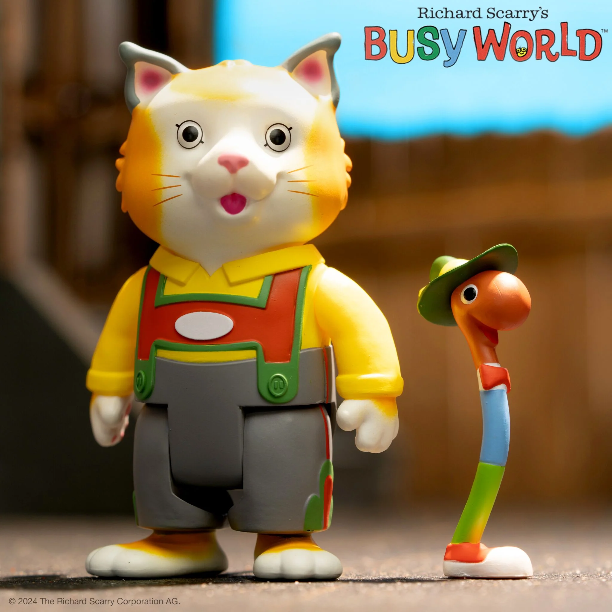 Richard Scarry ReAction W1 - Huckle Cat, Hilda Hippo, Bananas Gorilla 4 Richard Scarry ReAction W1 - Huckle Cat, Hilda Hippo, Bananas Gorilla