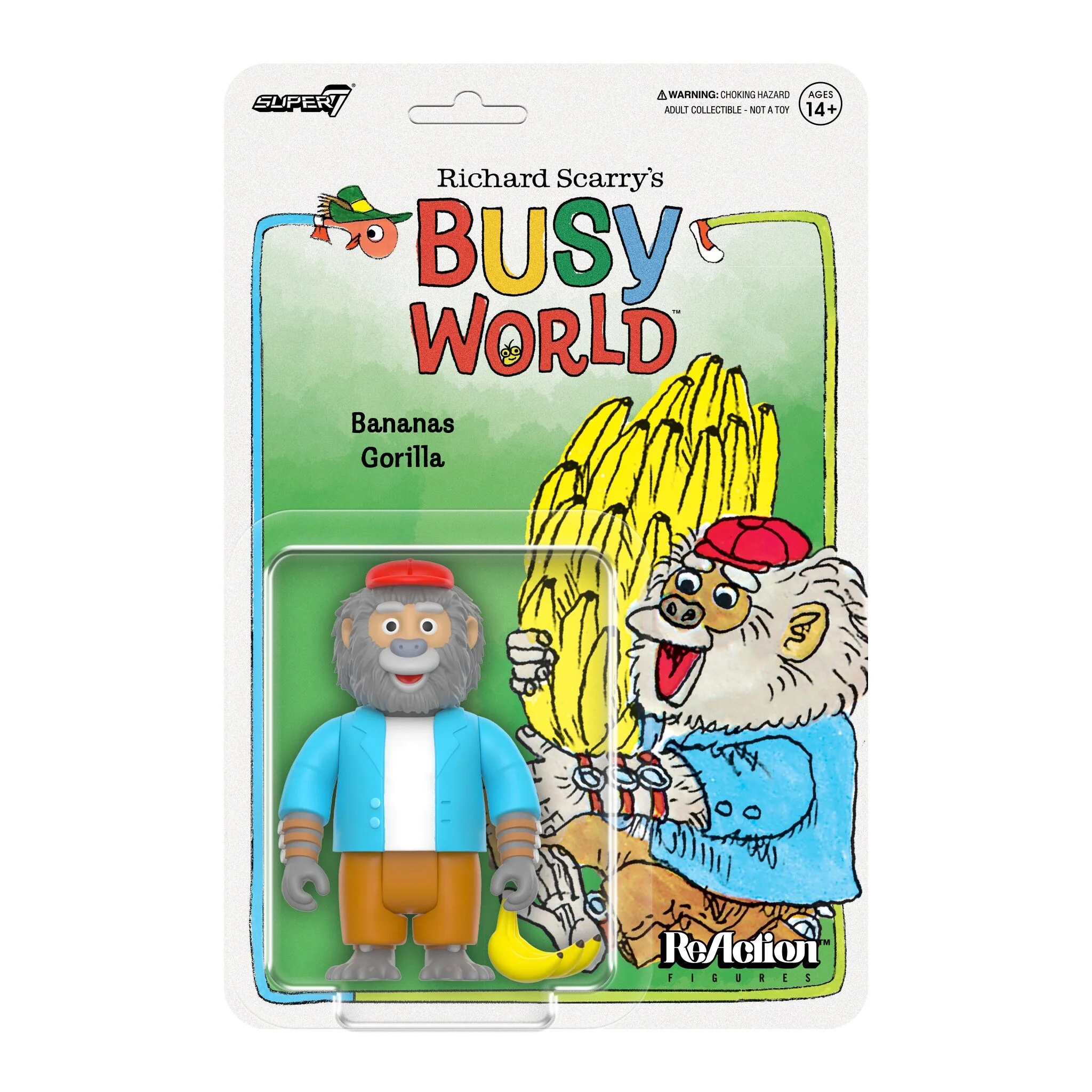 Richard Scarry ReAction W1 - Huckle Cat, Hilda Hippo, Bananas Gorilla 8 Richard Scarry ReAction W1 - Huckle Cat, Hilda Hippo, Bananas Gorilla