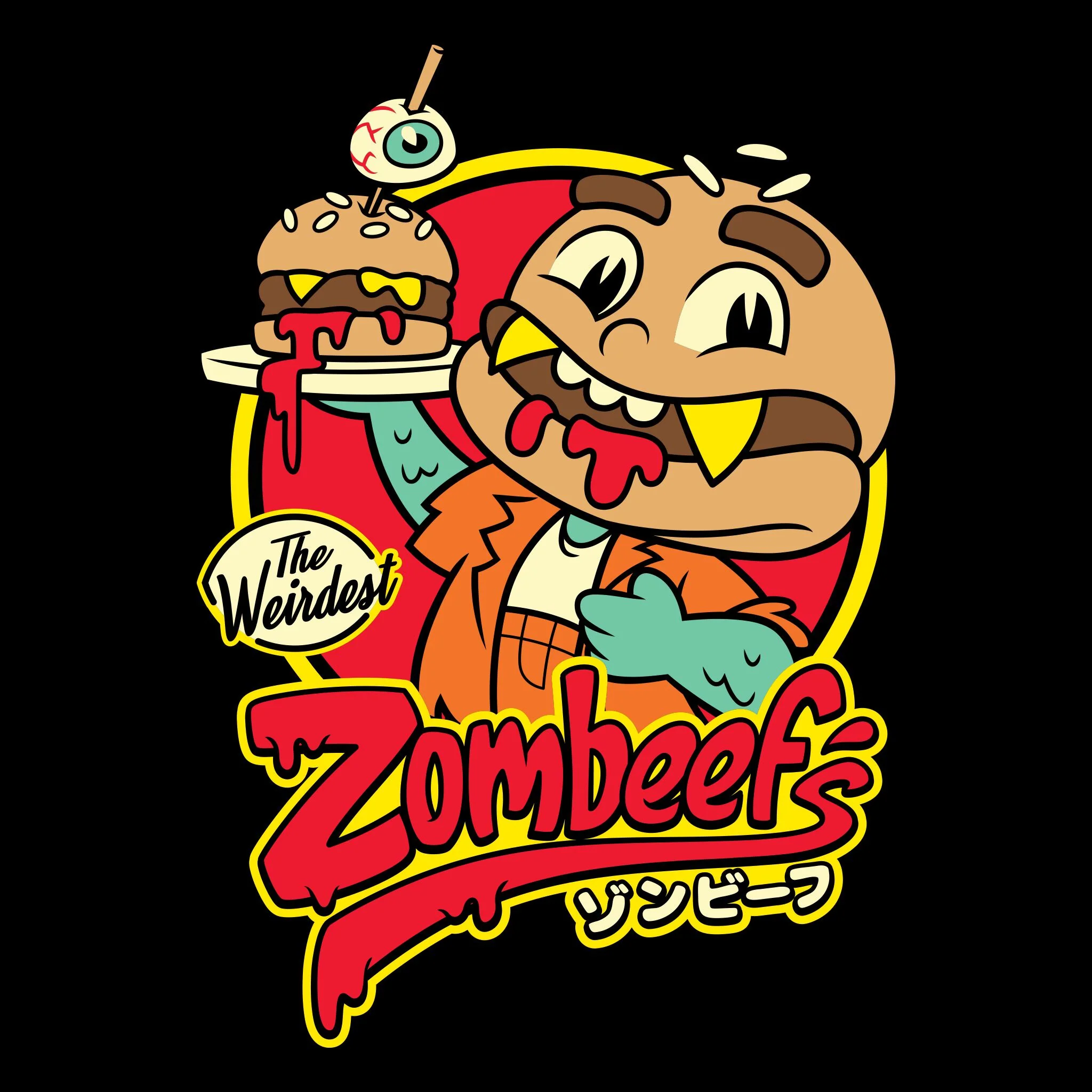 The Weirdest Zombeef Burger Tshirt 4 The Weirdest Zombeef Burger Tshirt