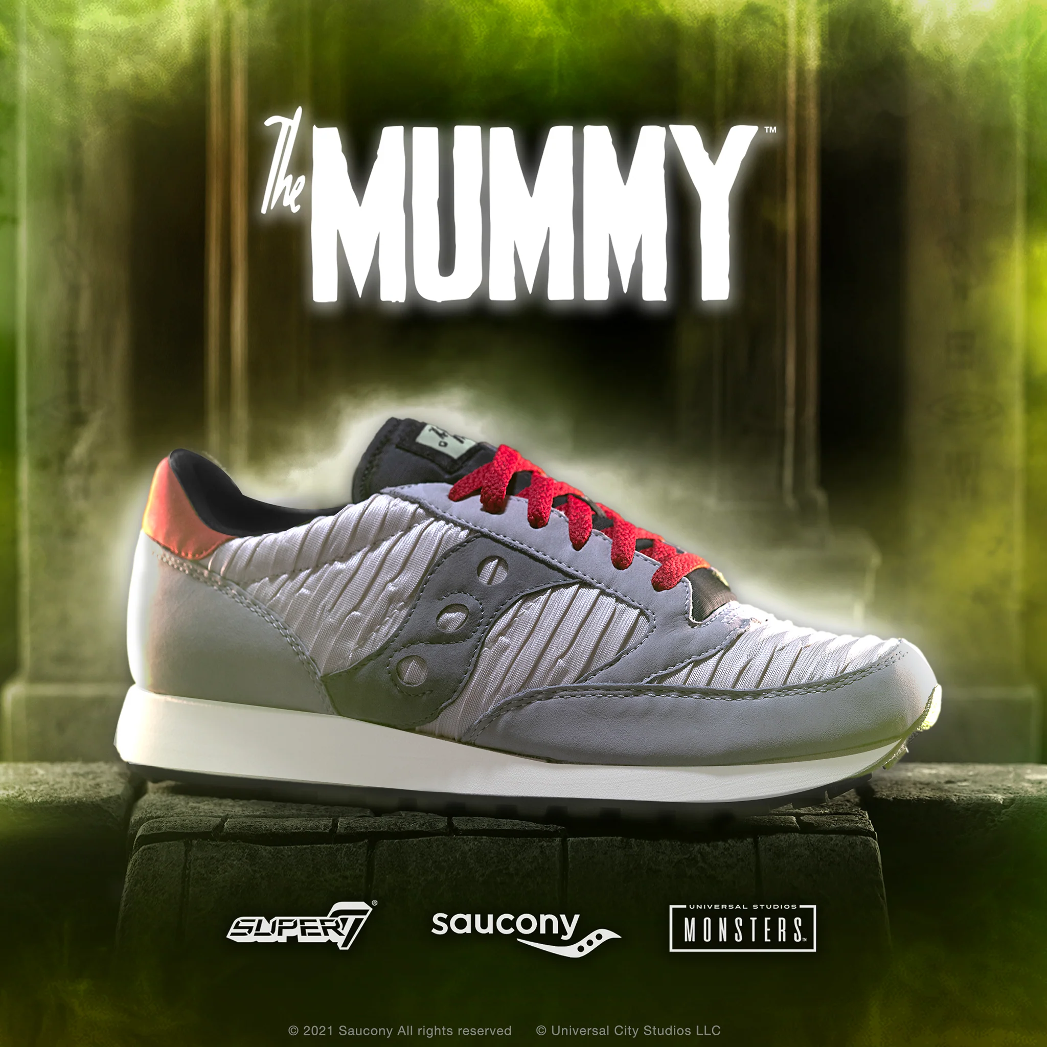 Super7 Saucony Universal Monsters Shoe - Mummy 8 Super7 Saucony Universal Monsters Shoe - Mummy