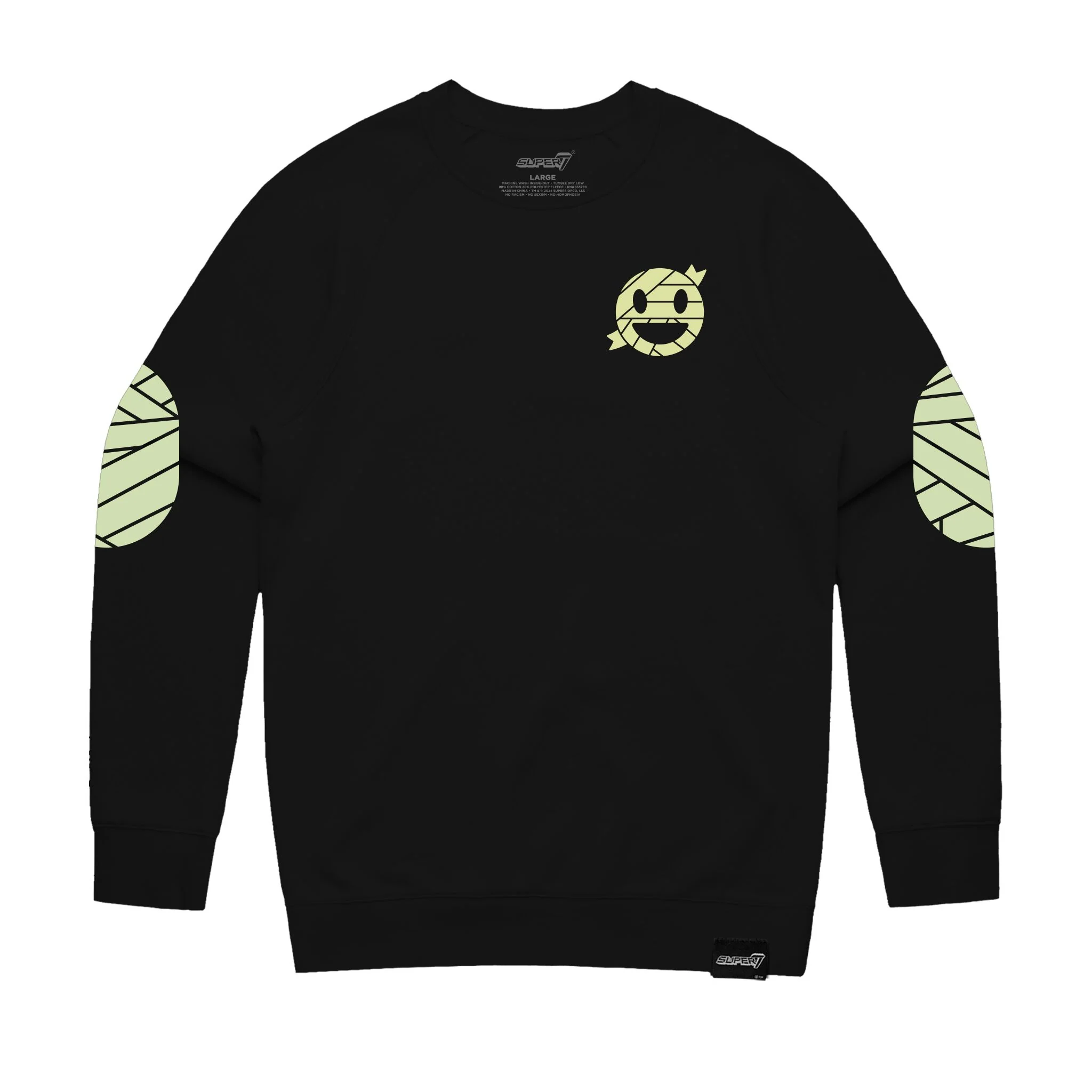 Super7 Mummy Boy Elbow Print Crewneck