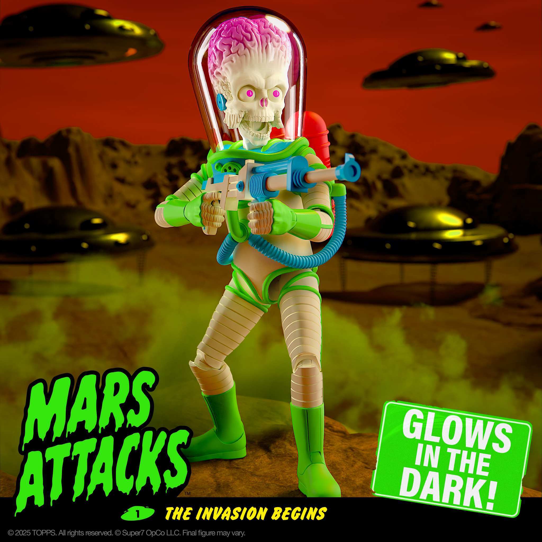Mars Attacks ULTIMATES! Wave 02 - Martian (Invasion Begins, Glow) 3 Mars Attacks ULTIMATES! Wave 02 - Martian (Invasion Begins, Glow)