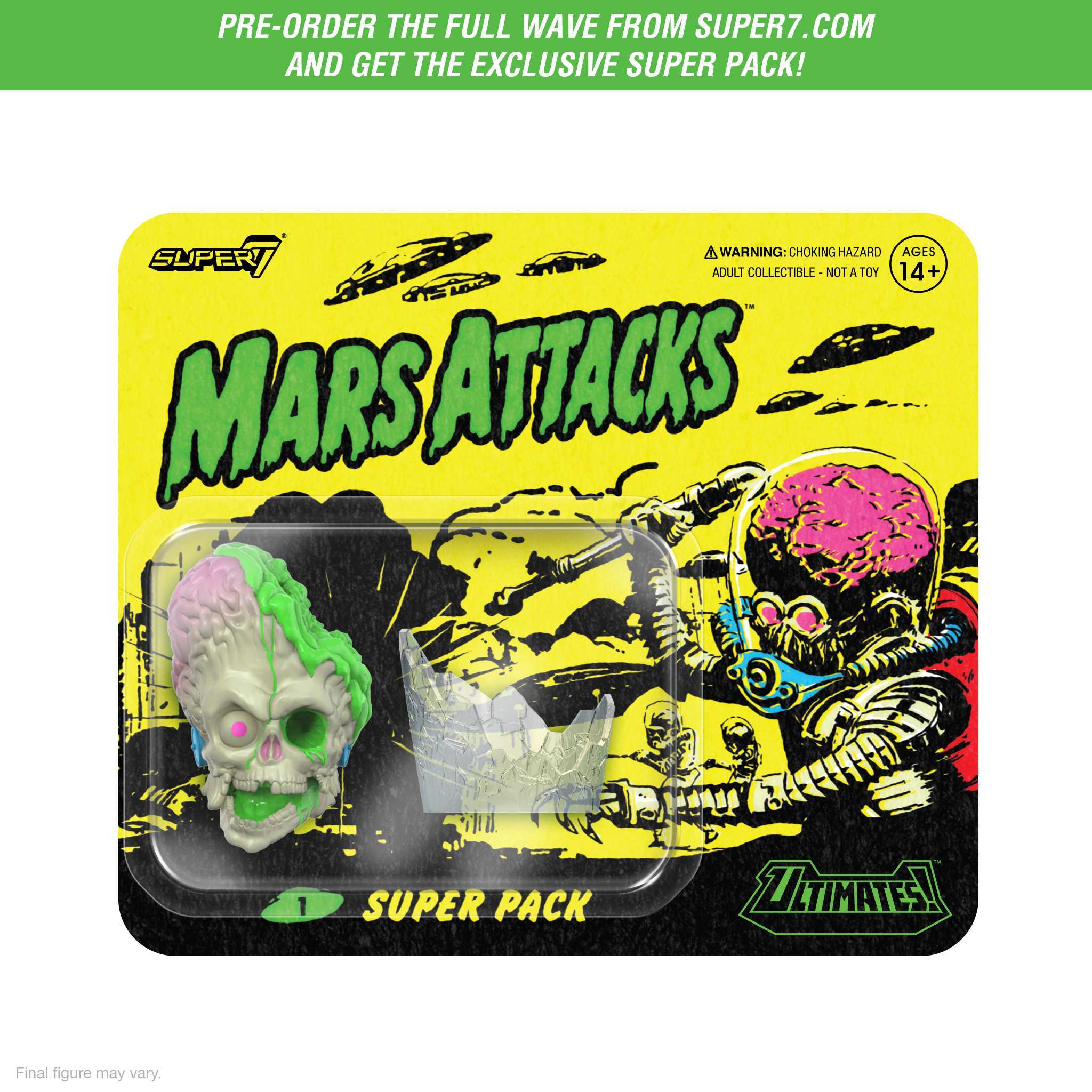Mars Attacks ULTIMATES! Wave 02 - Martian (Invasion Begins, Glow) 5 Mars Attacks ULTIMATES! Wave 02 - Martian (Invasion Begins, Glow)