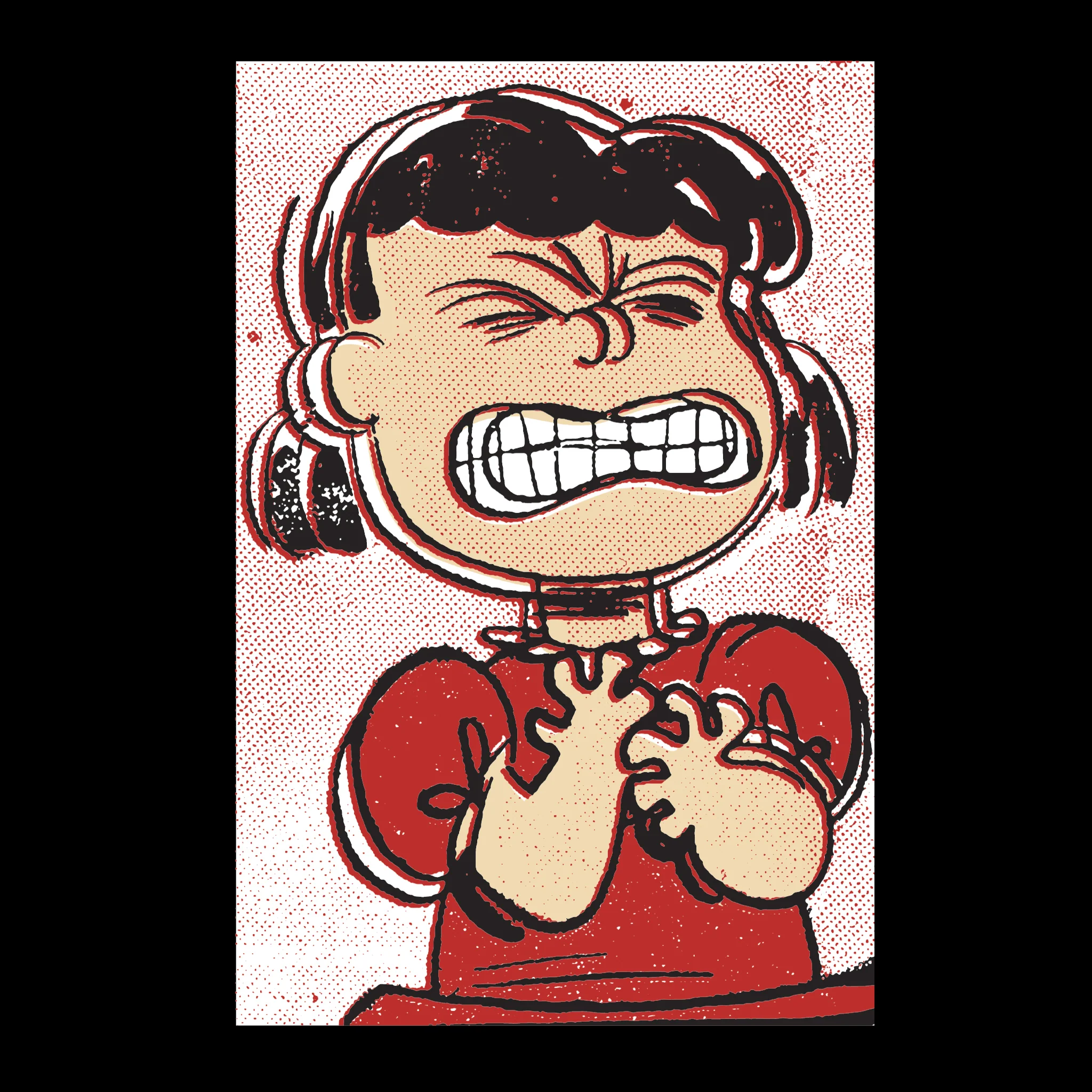 Peanuts T-shirt - Angry Lucy 3 Peanuts T-shirt - Angry Lucy