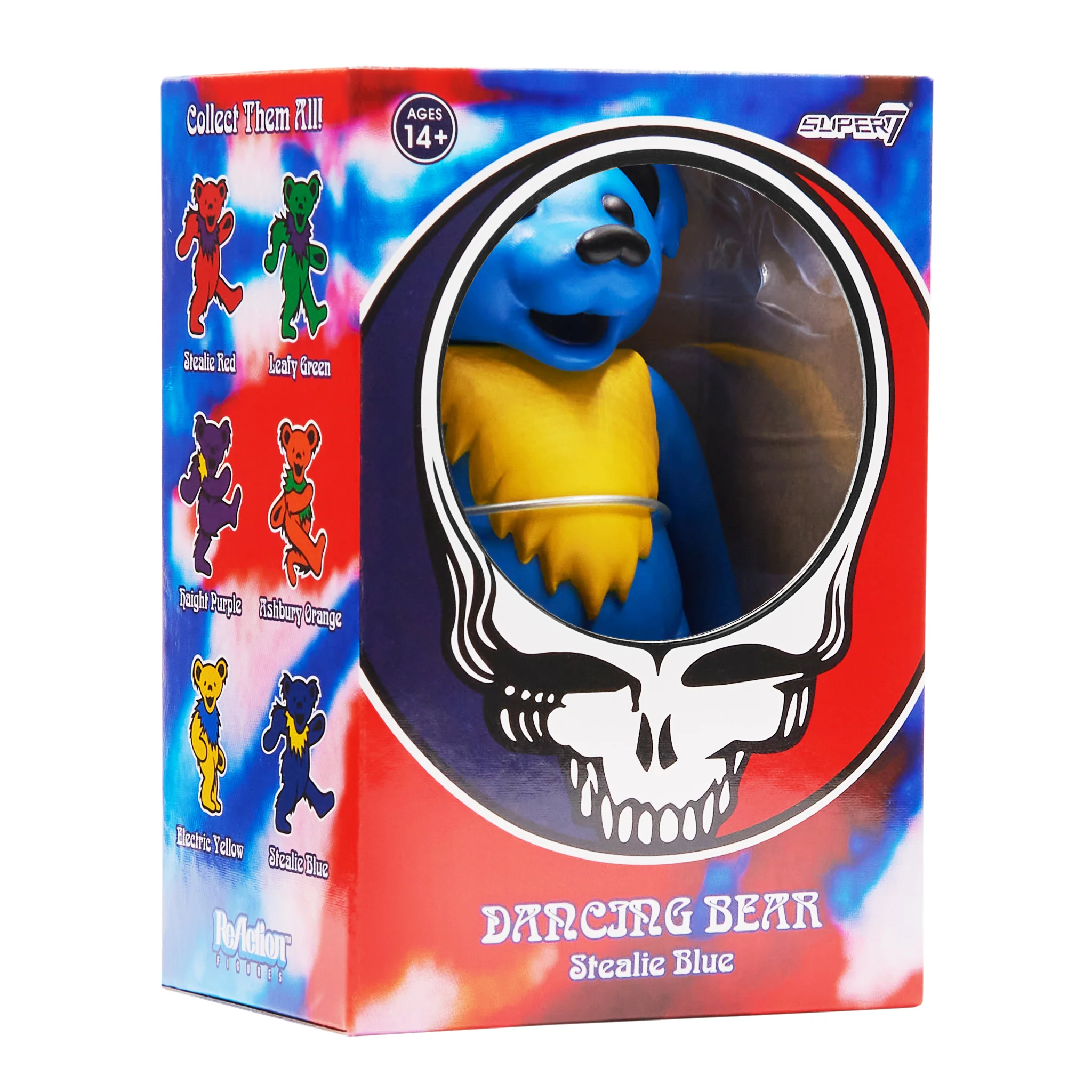Grateful Dead Reaction Figure - Dancing Bear (Stealie Blue)