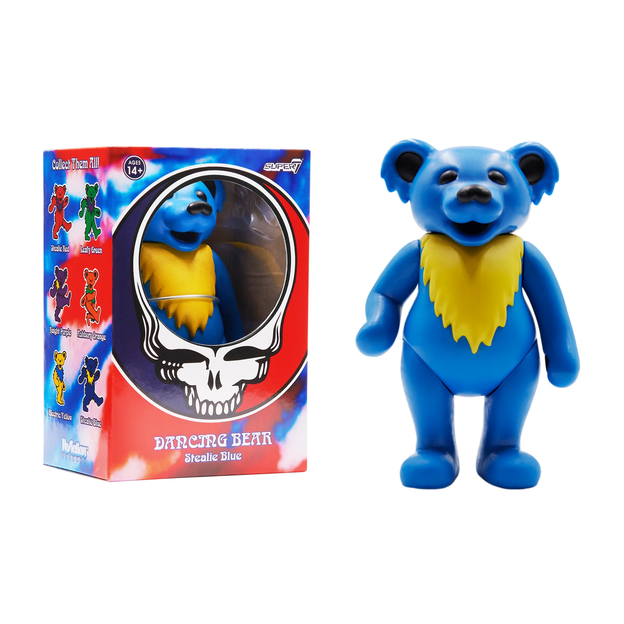 Grateful Dead Reaction Figure - Dancing Bear (Stealie Blue) 4 Grateful Dead Reaction Figure - Dancing Bear (Stealie Blue)