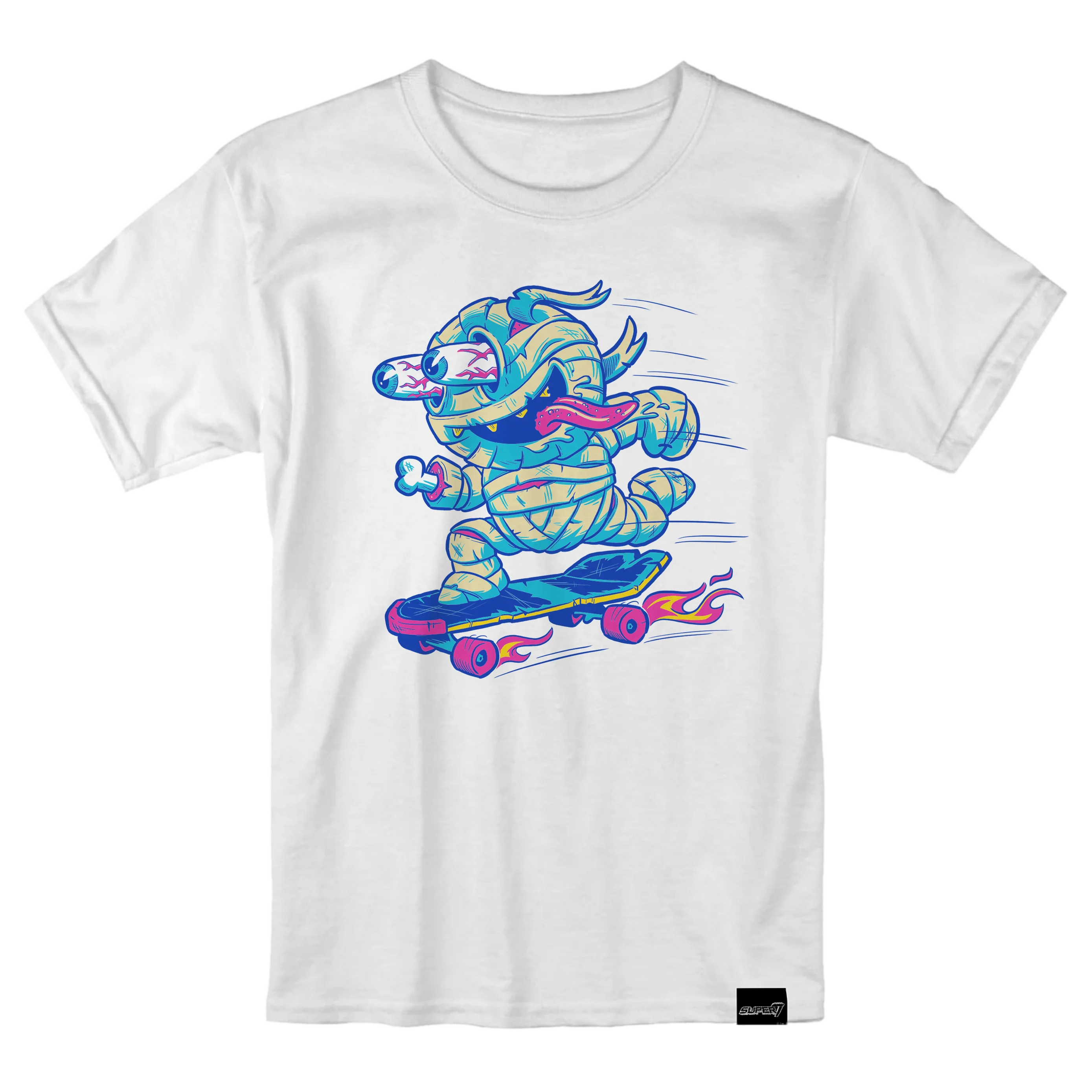 Super7 T-Shirt - Skating Mummy Boy
