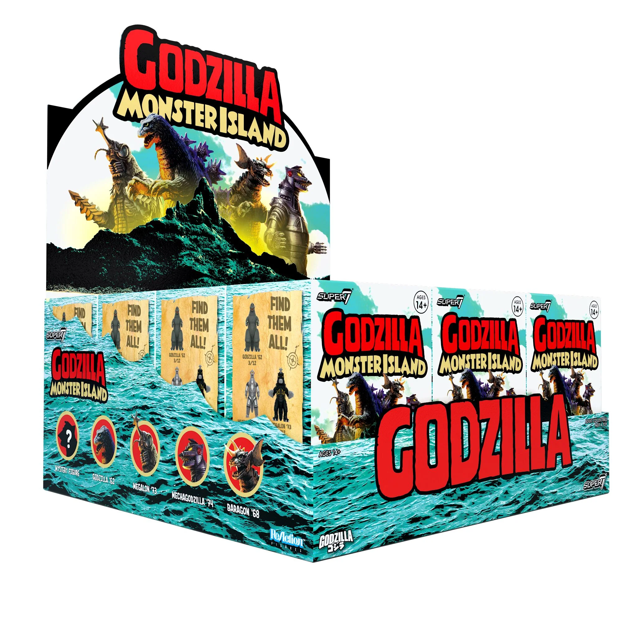 Toho Blind Box Wave 07 (Monster Island) - Blind Box Flat