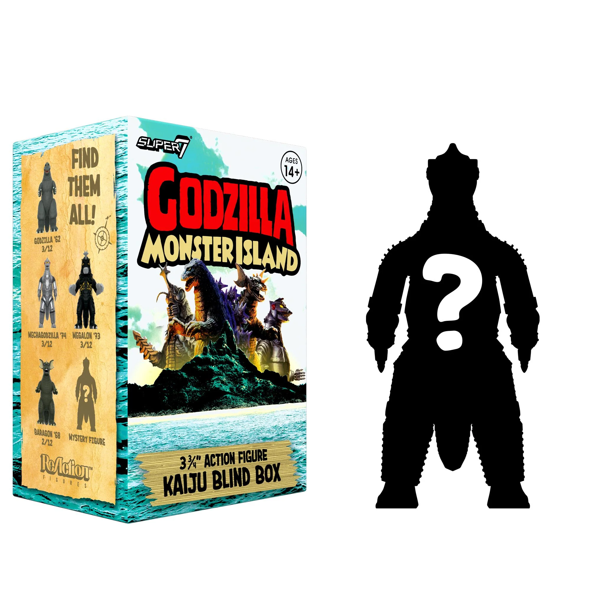 Toho Blind Box Wave 07 (Monster Island) - Blind Box Flat 17 Toho Blind Box Wave 07 (Monster Island) - Blind Box Flat