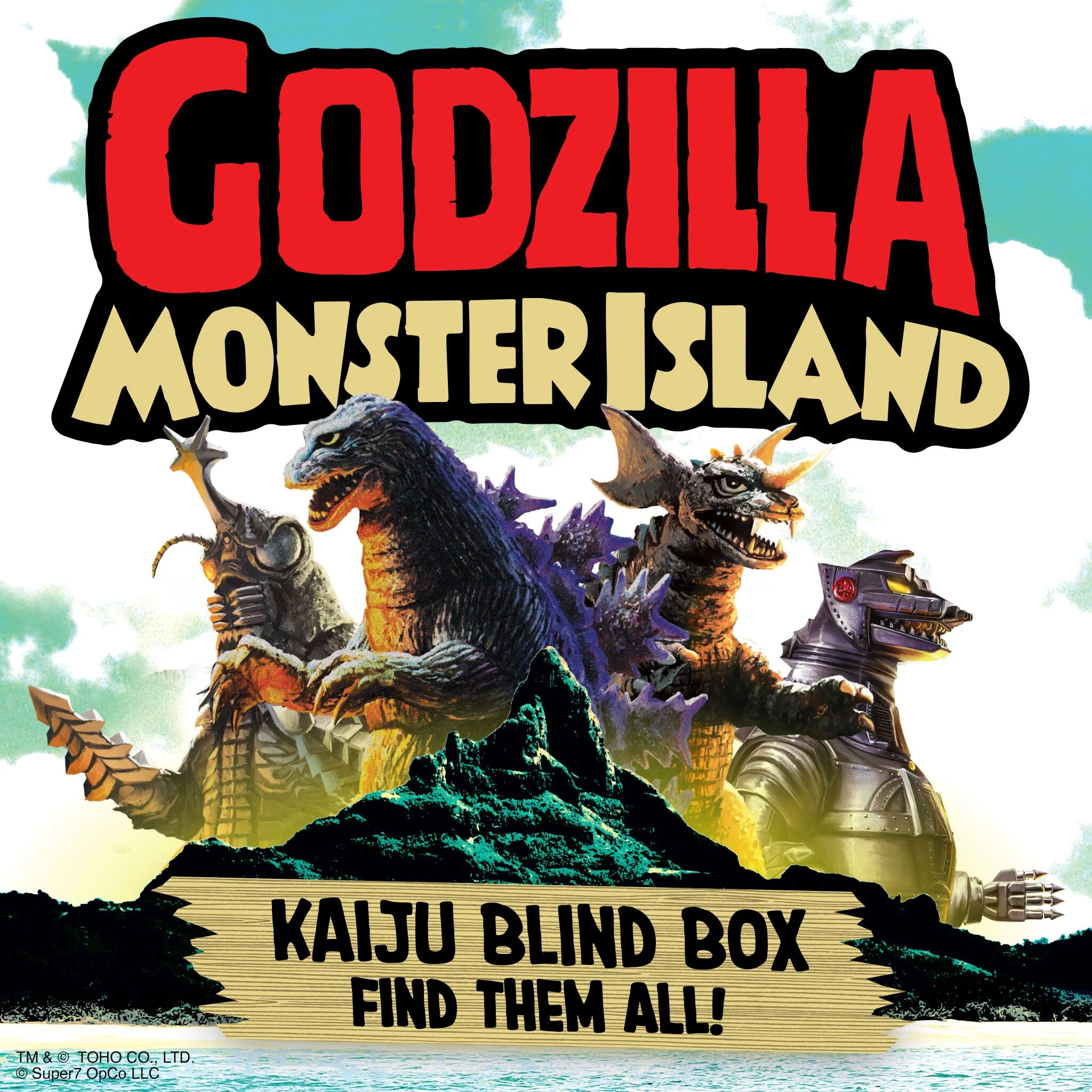 Toho Blind Box Wave 07 (Monster Island) - Blind Box Flat 6 Toho Blind Box Wave 07 (Monster Island) - Blind Box Flat