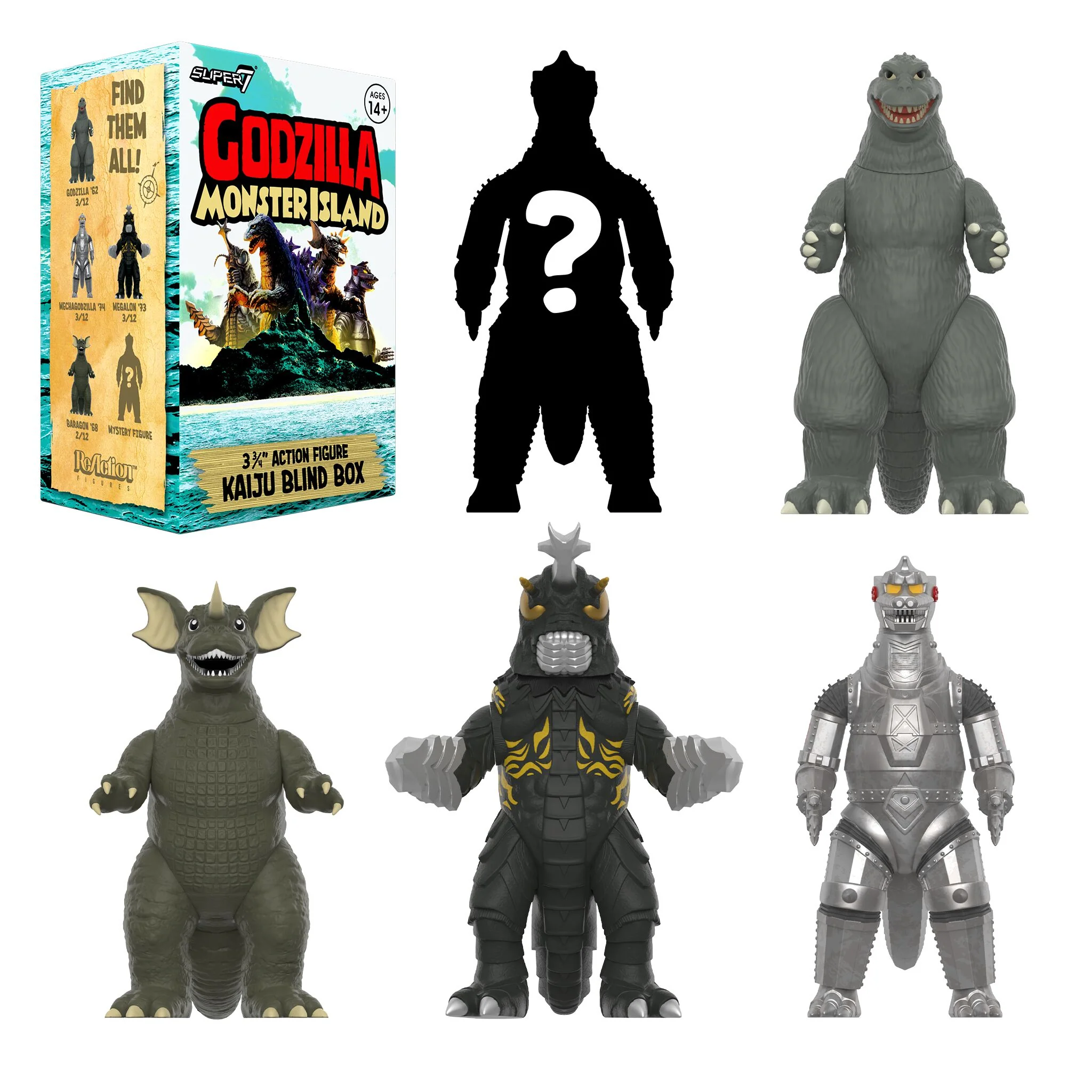 Toho Blind Box Wave 07 (Monster Island) - Blind Box Flat 7 Toho Blind Box Wave 07 (Monster Island) - Blind Box Flat