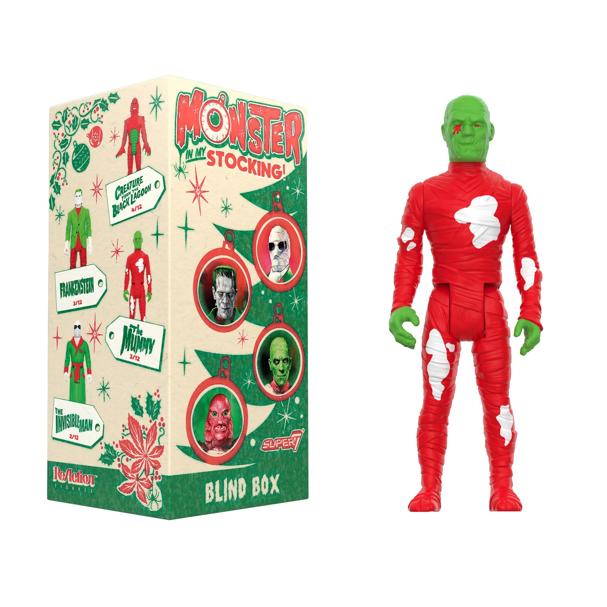 Universal Monsters Blind Box Wave 01 (Monster In My Stocking) - Individual Blind Box 12 Universal Monsters Blind Box Wave 01 (Monster In My Stocking) - Individual Blind Box