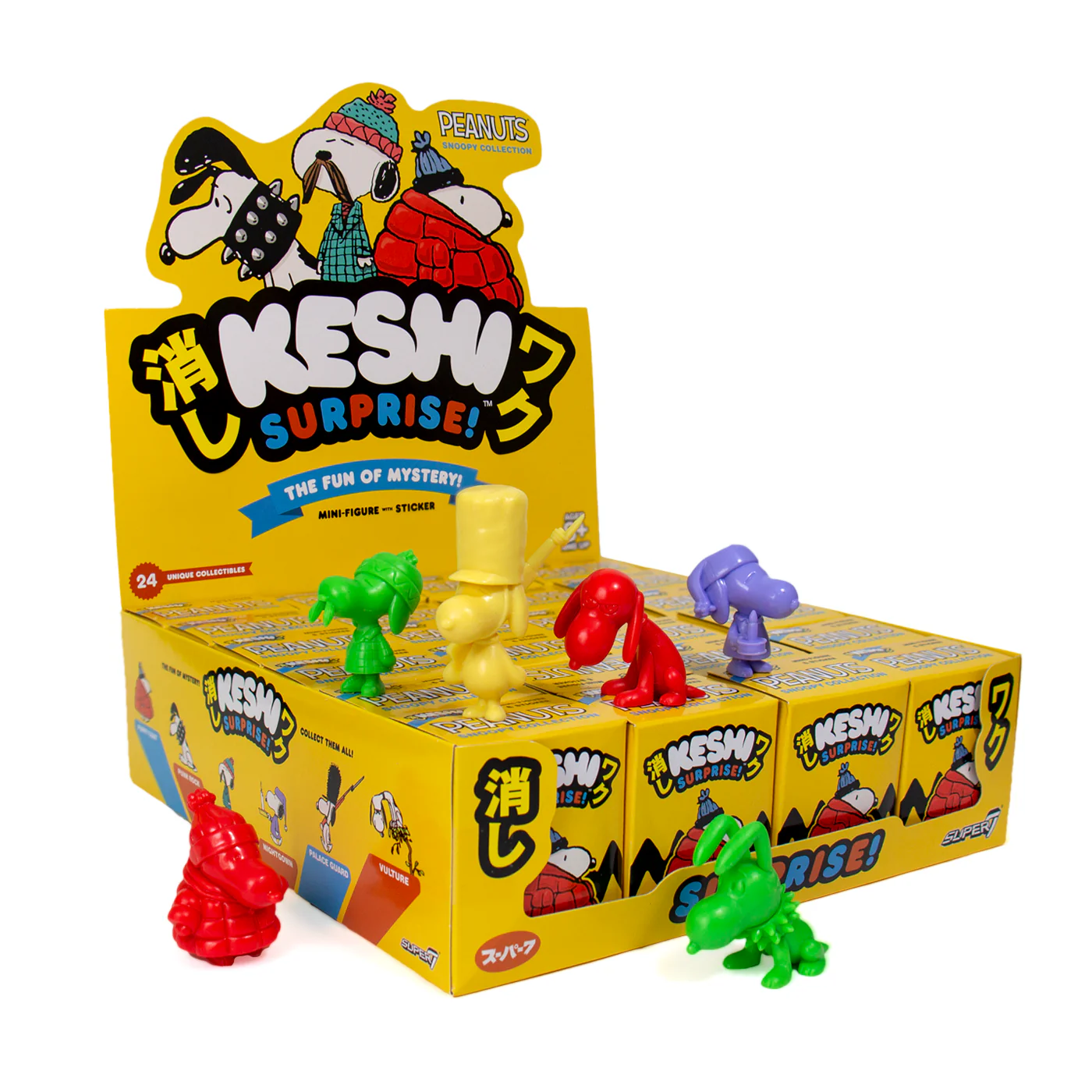 Peanuts Keshi Surprise - Snoopy Assortment Flat