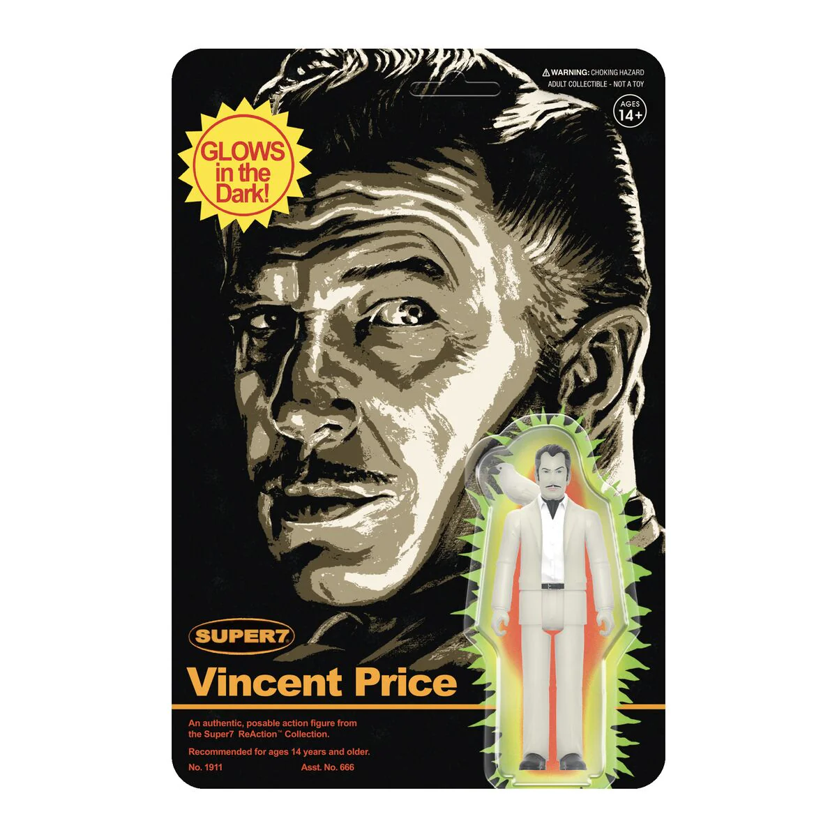 Vincent Price ReAction Figures - Vincent Price (Monster Glow)